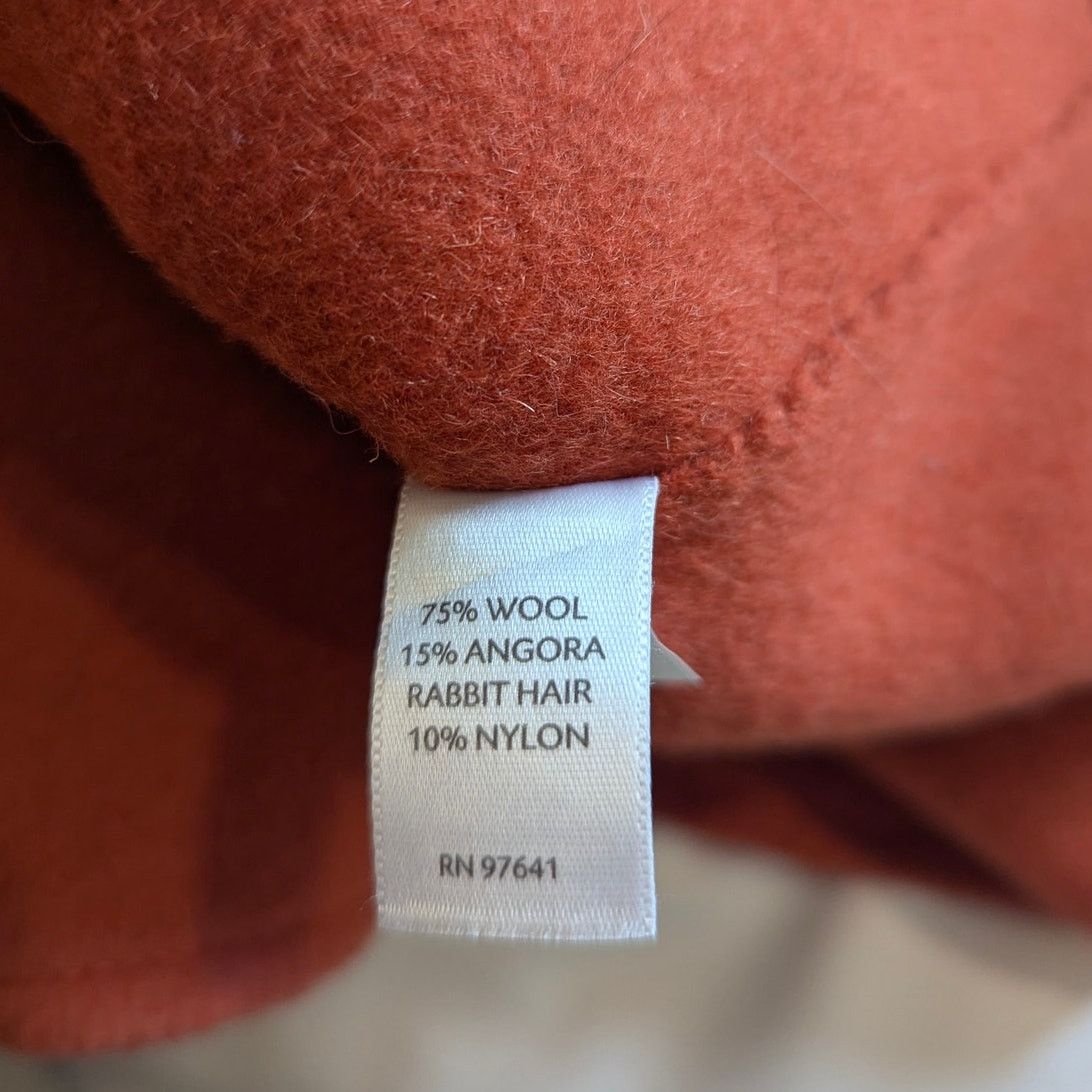 J. Jill J. Jill Wool Angora Rabbit Hair Russet Toggle Coat Small Size S / US 4 / IT 40 - 5 Thumbnail