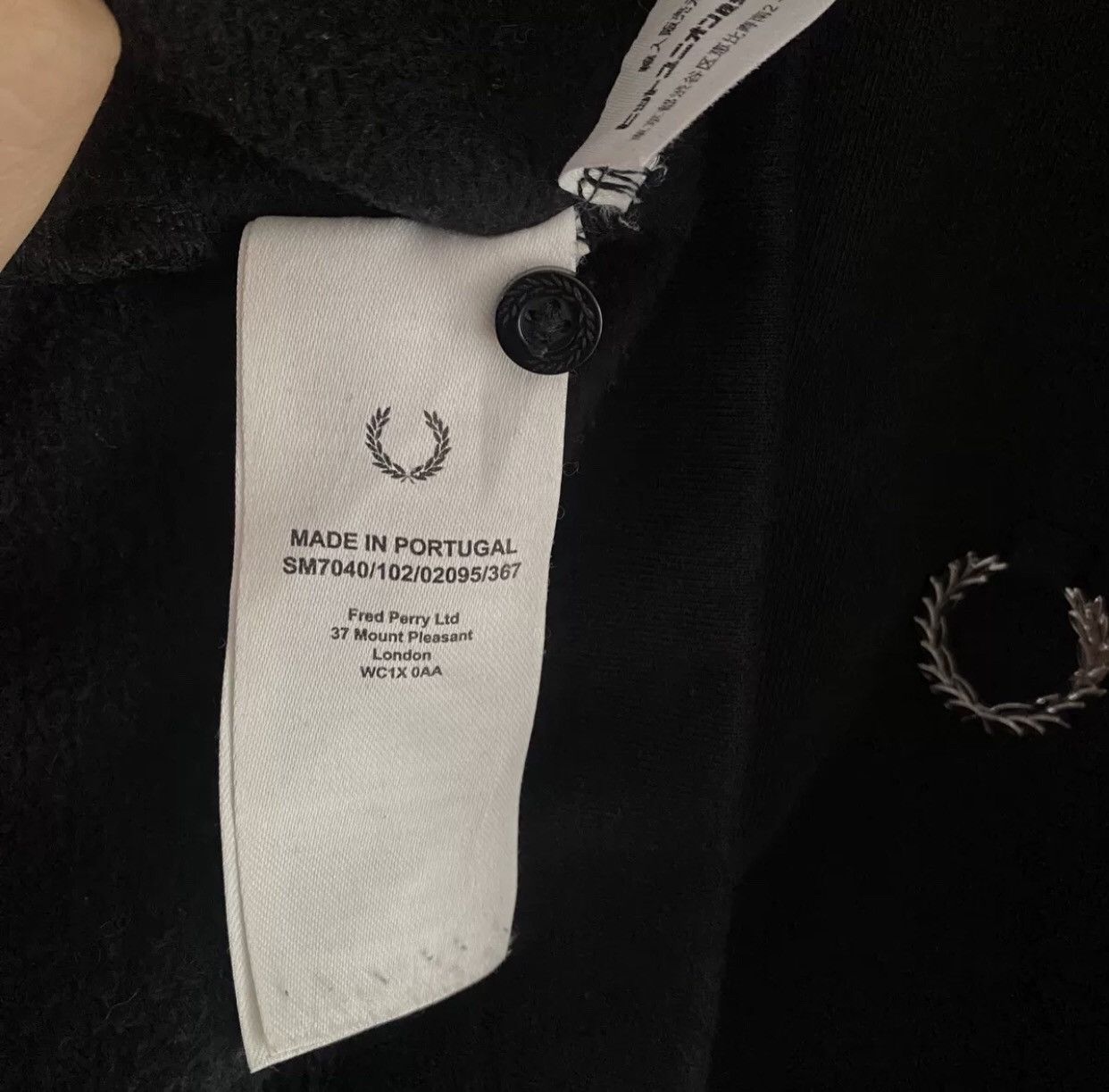 Raf Simons Raf Simons x Fred Perry collaboration iron ring hoodie 2412- Size US M / EU 48-50 / 2 - 6 Thumbnail