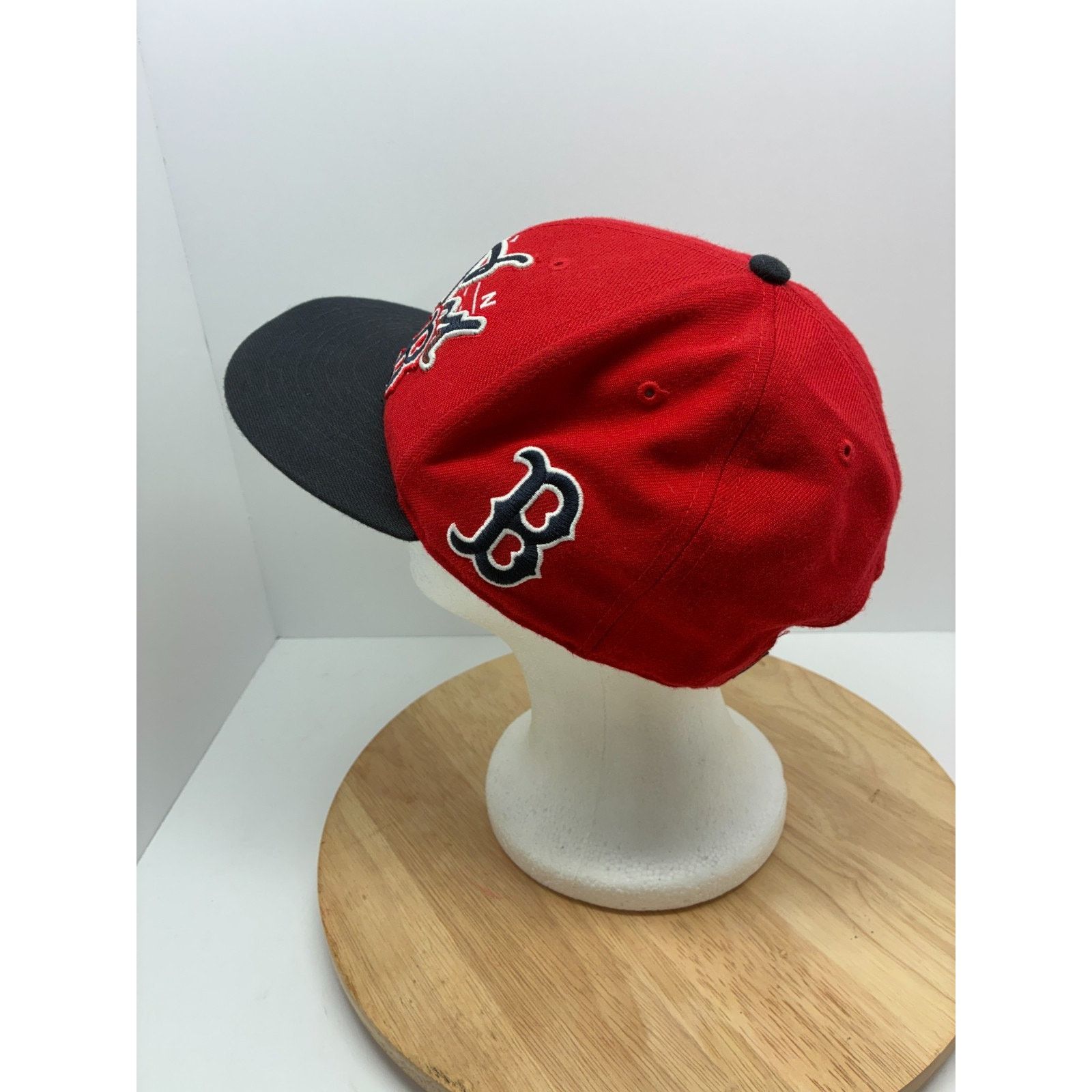 47 Brand Boston Red Sox 47 Brand Snapback Hat Red Black Script Logo Size ONE SIZE - 4 Thumbnail
