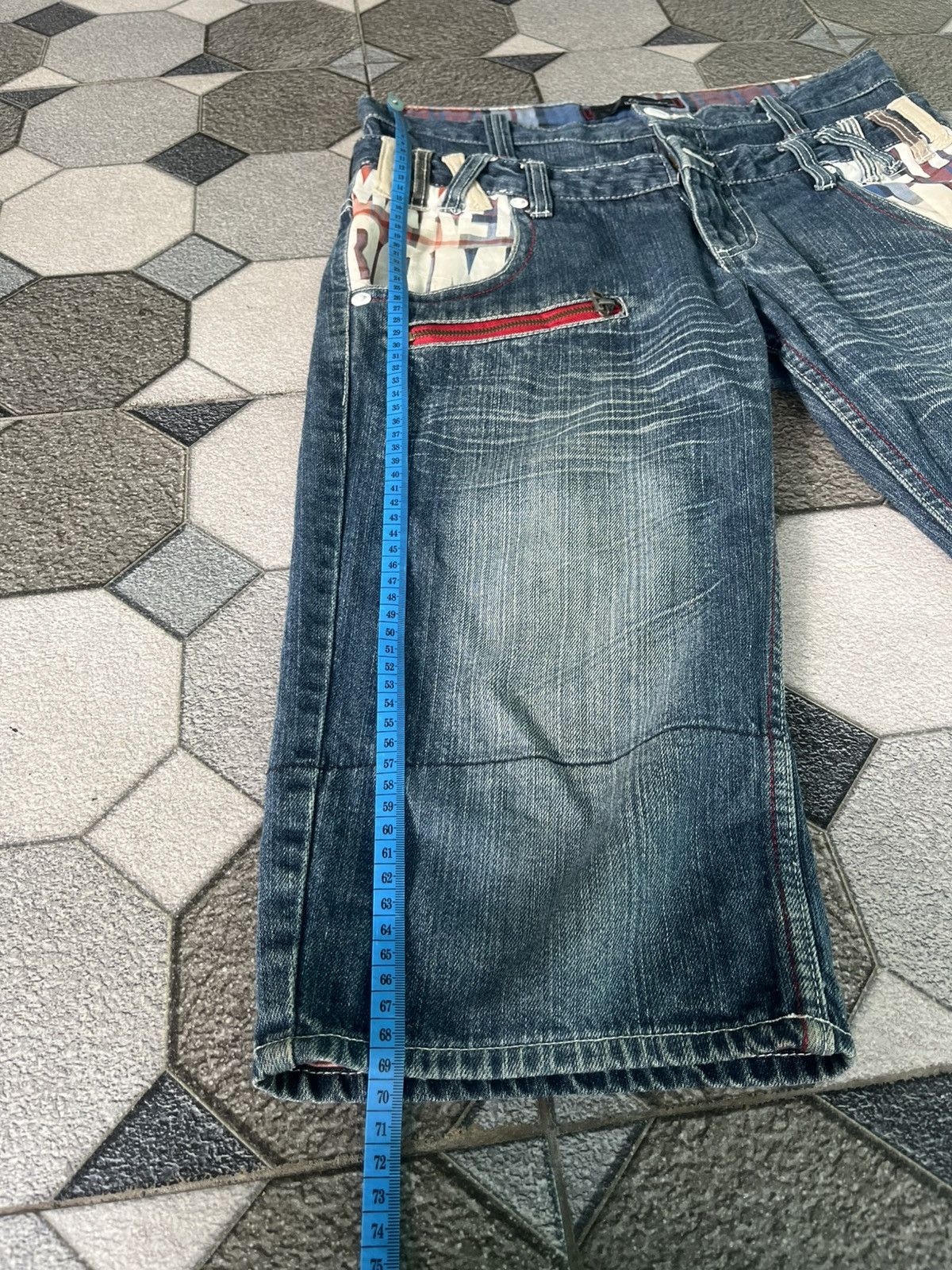 20471120 Japanese Dominate Punk Short Jeans Size US 34 / EU 50 - 11 Thumbnail