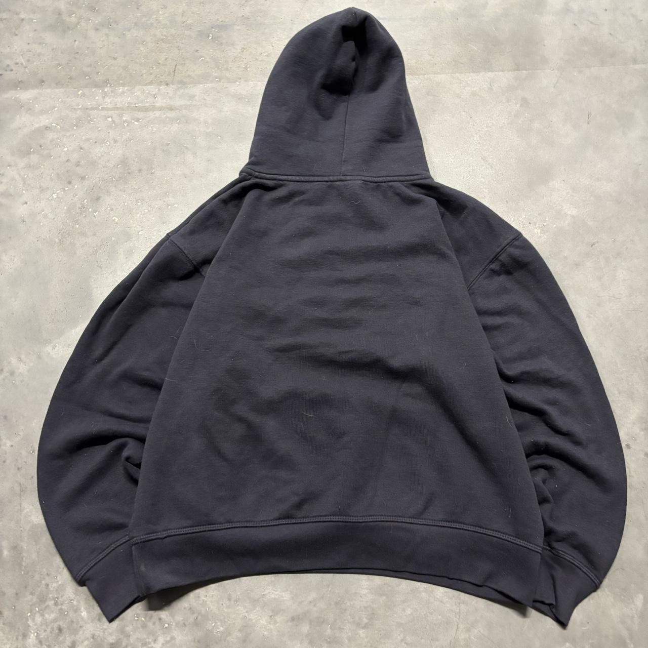 Japanese Brand × Vintage Crazy Vintage Y2K/2000s Navy Blue New York City Boxy Hoodie! Size US S / EU 44-46 / 1 - 6 Thumbnail