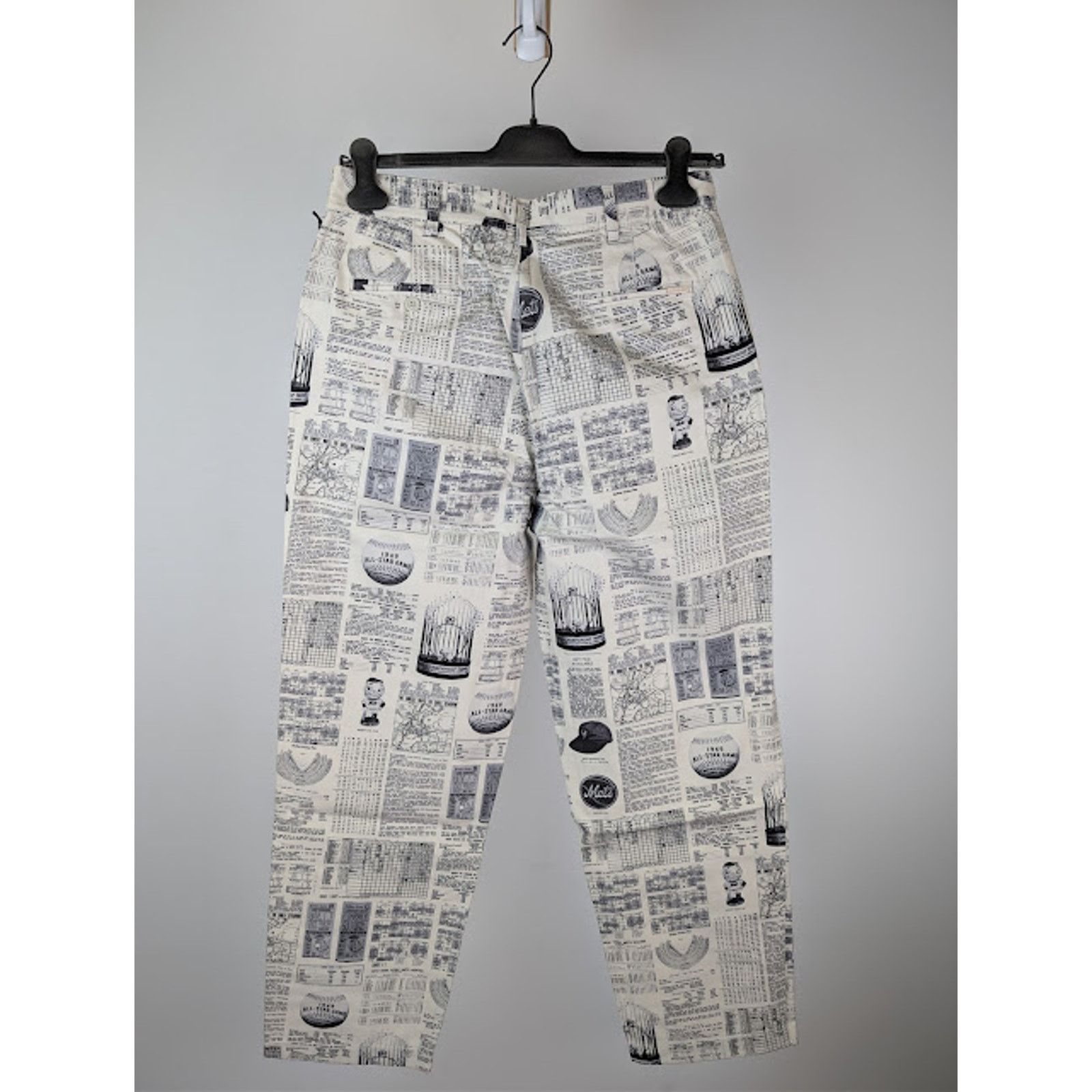 Aime Leon Dore o1rshd1 Mets Printed Chino Pant in Black / White Size US 34 / EU 50 - 18 Thumbnail
