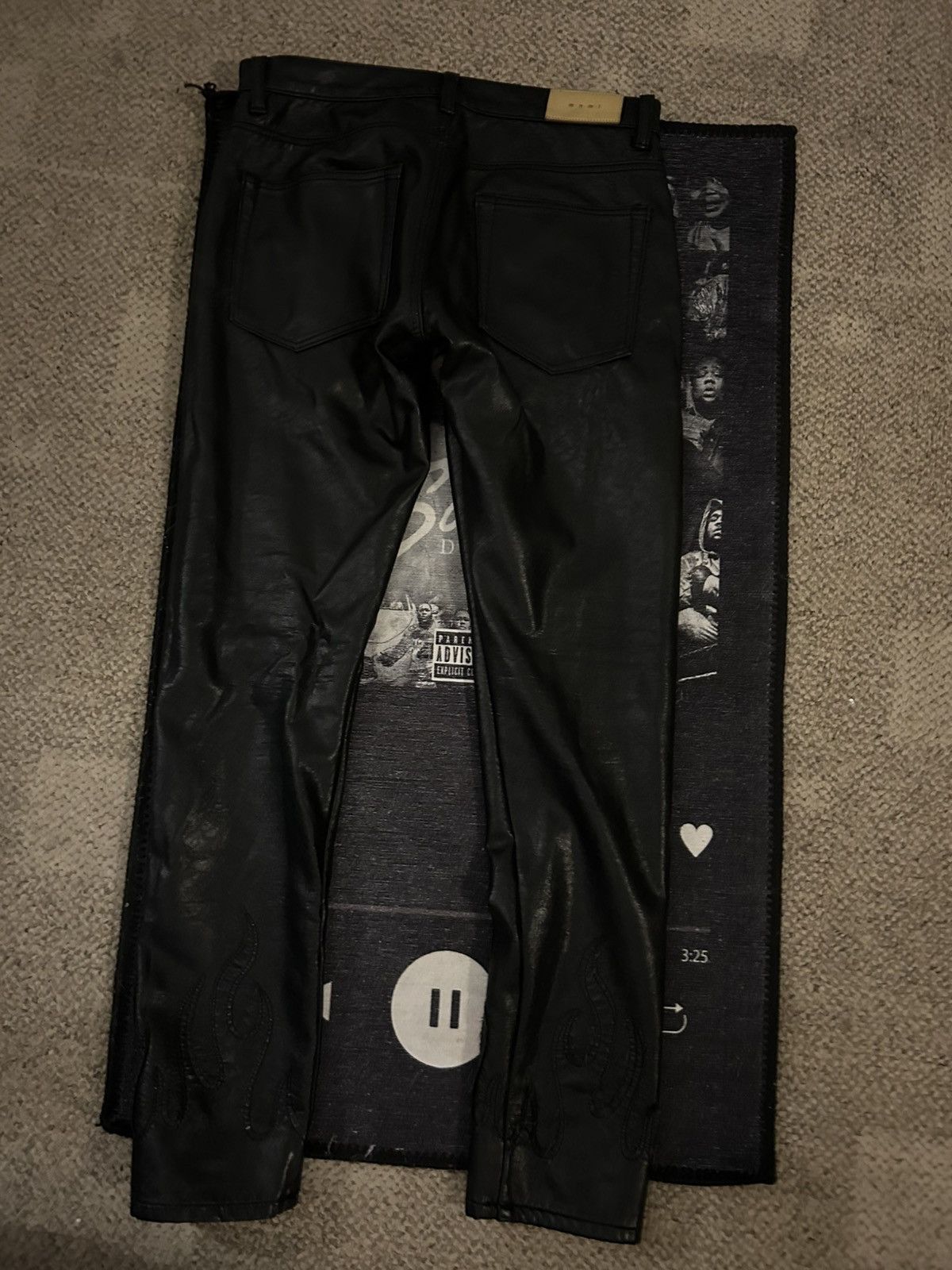 MNML MNML Leather jeans Size US 31 - 2 Thumbnail