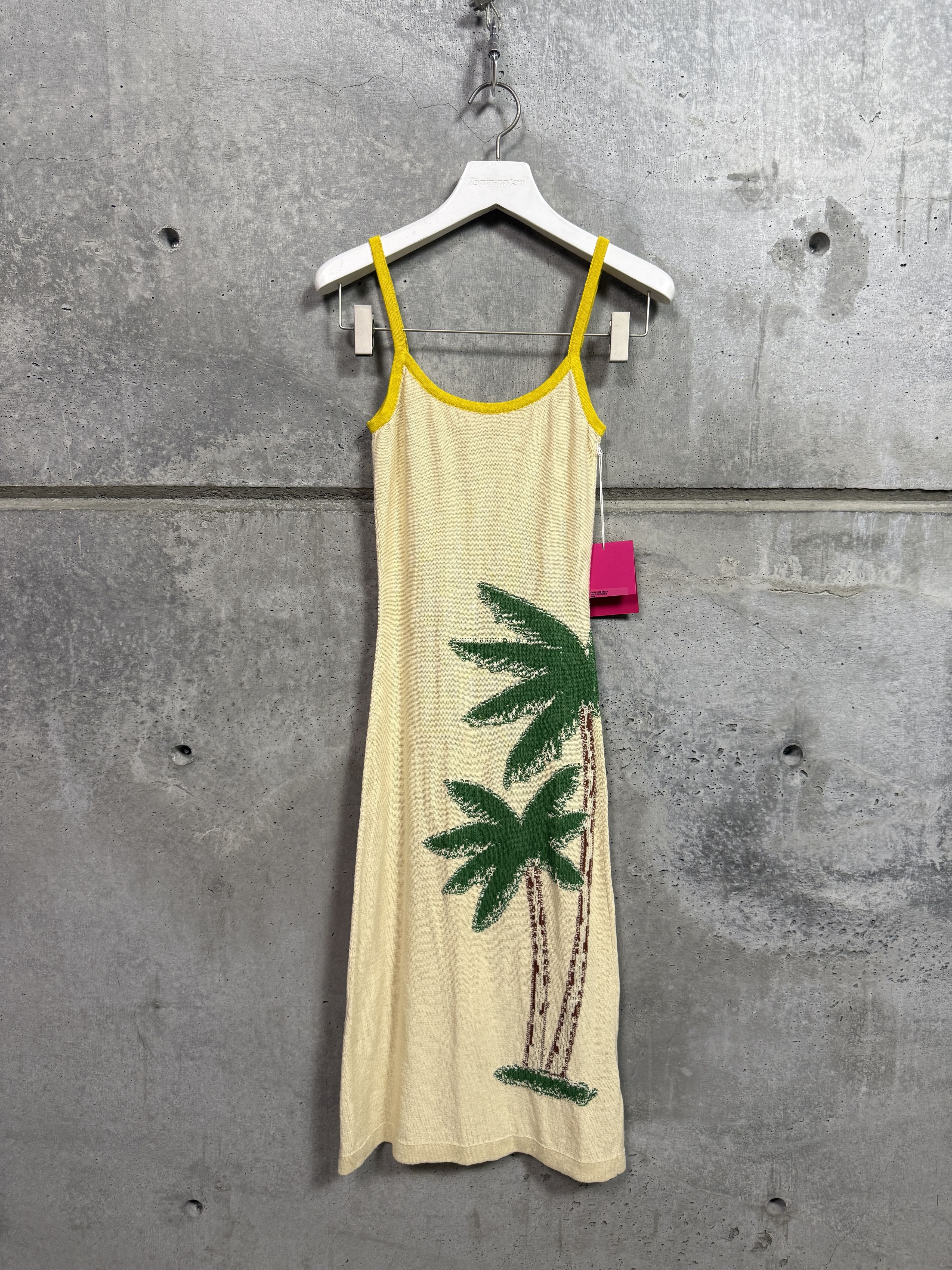The Elder Statesman $795 The Elder Statesman Palm Cami Midi Dress Size XS / US 0-2 / IT 36-38 - 5 Thumbnail
