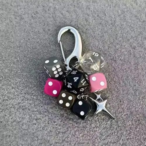 Jewelry Matsumoto x Miki Dice Style Keychain Size ONE SIZE - 1 Thumbnail
