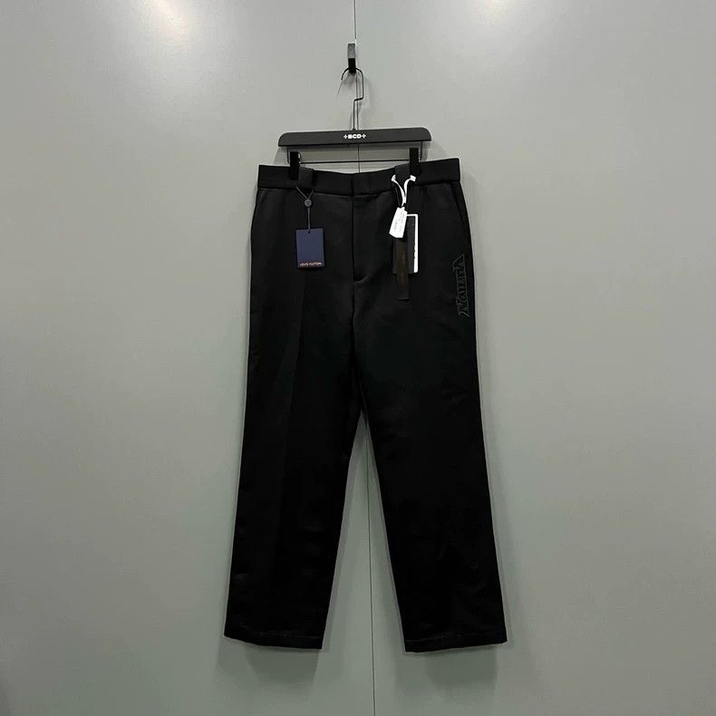 Louis Vuitton Louis Vuitton Black Logo Side Pants-dmc Size US 31 - 1 Thumbnail