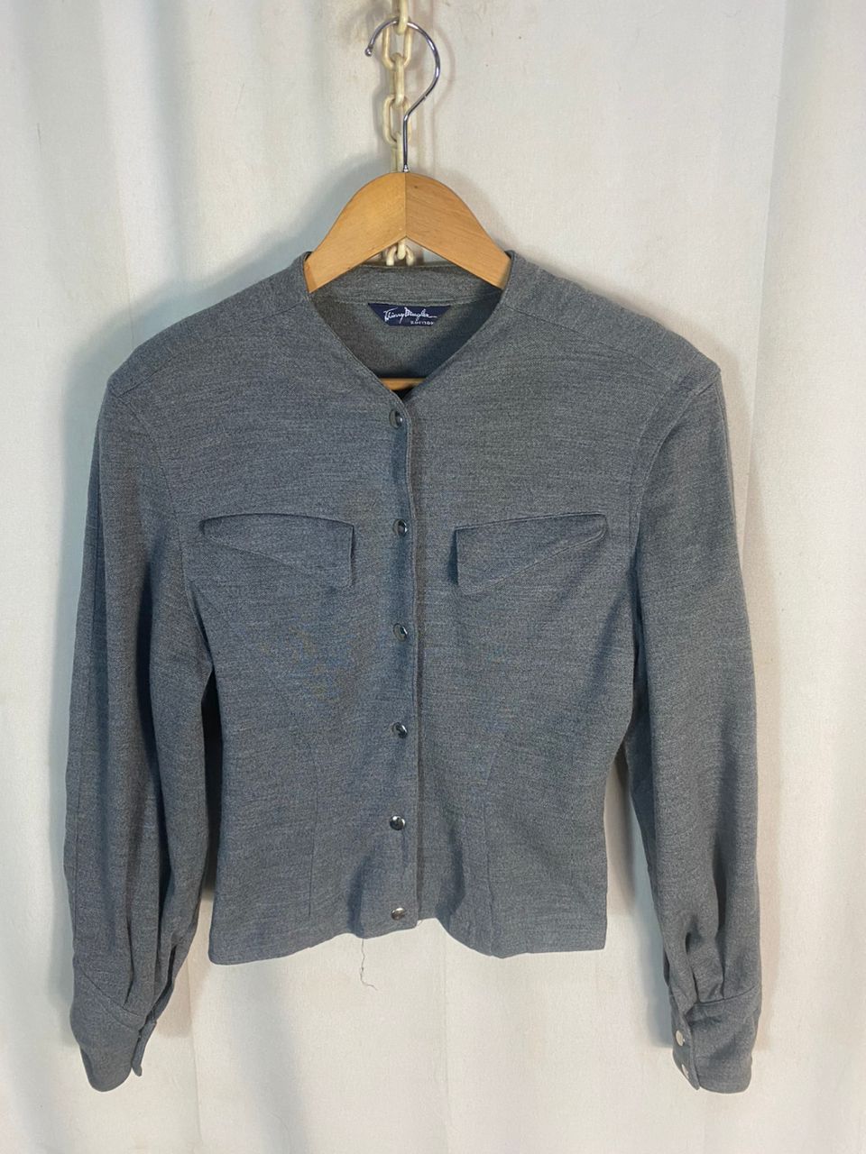 Thierry Mugler Thierry mugler edition snap button wool jacket Size S / US 4 / IT 40 - 3 Thumbnail
