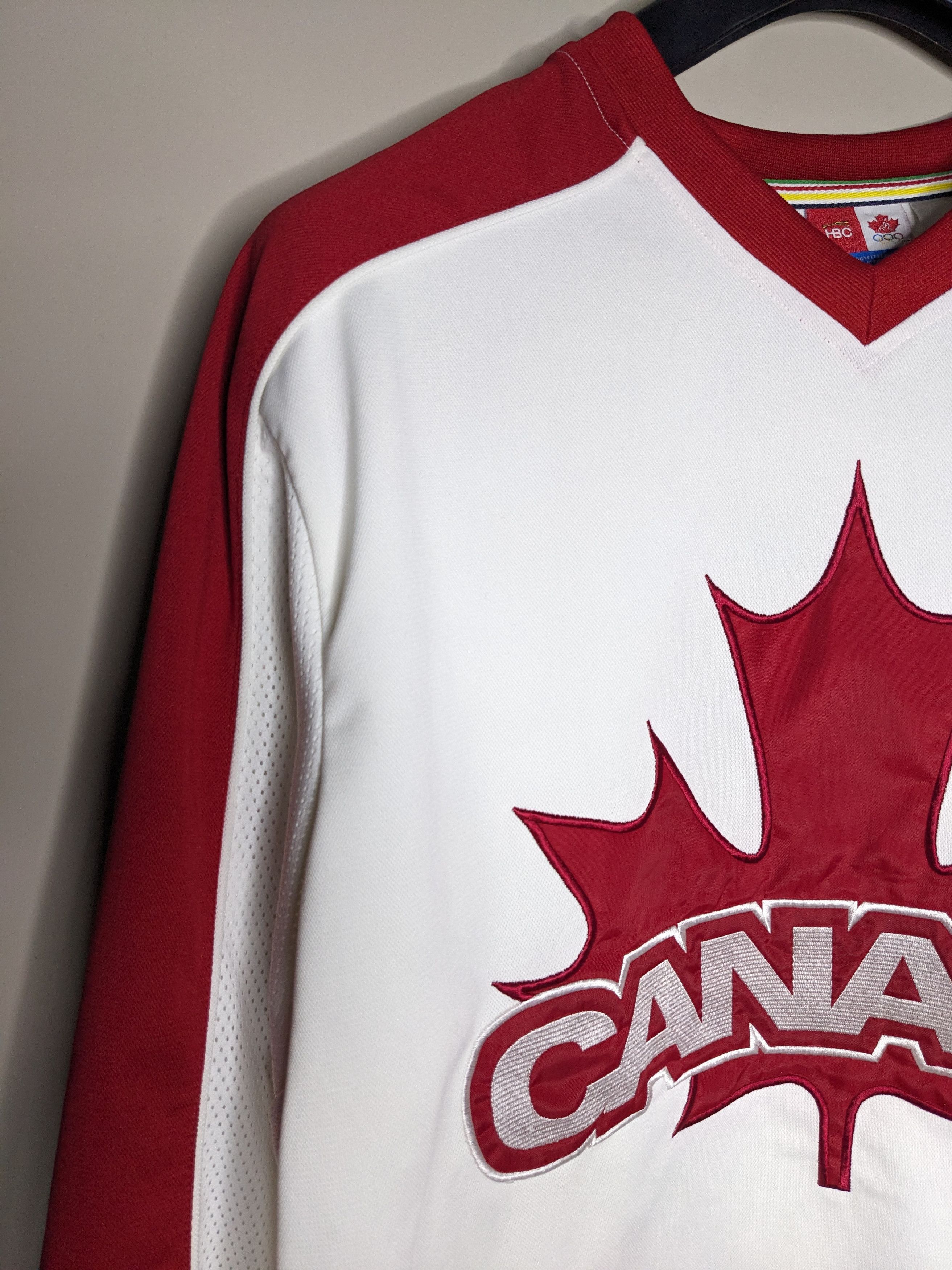 Hudsons Bay VINTAGE Hudsons Bay Canada Hockey Jersey 2006 Olympics Large Size US L / EU 52-54 / 3 - 4 Thumbnail