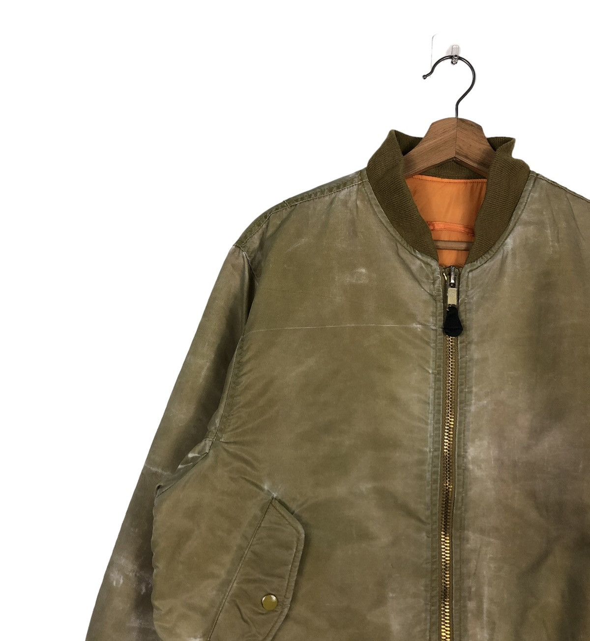 Vintage 🔥RIOT RIOT VINTAGE BOMBER JACKET MA-1 MILITARY US ARMY Size US L / EU 52-54 / 3 - 7 Thumbnail