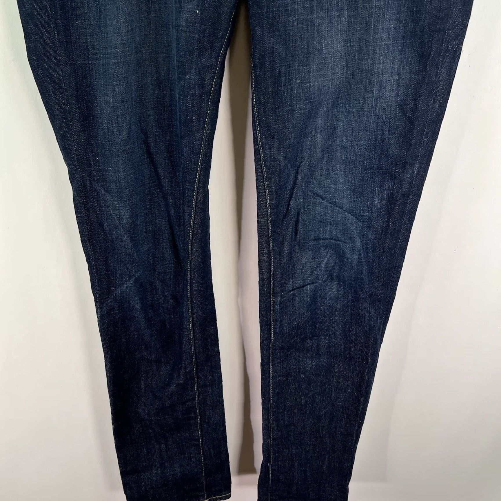 Paige Paige Skinny Jeans Denim Blue 34 Inseam 32 Regular Fit Women's Size 27 5-Pocket Stretch Mid Rise Vintage No Size 27" / US 4 / IT 40 - 3 Thumbnail