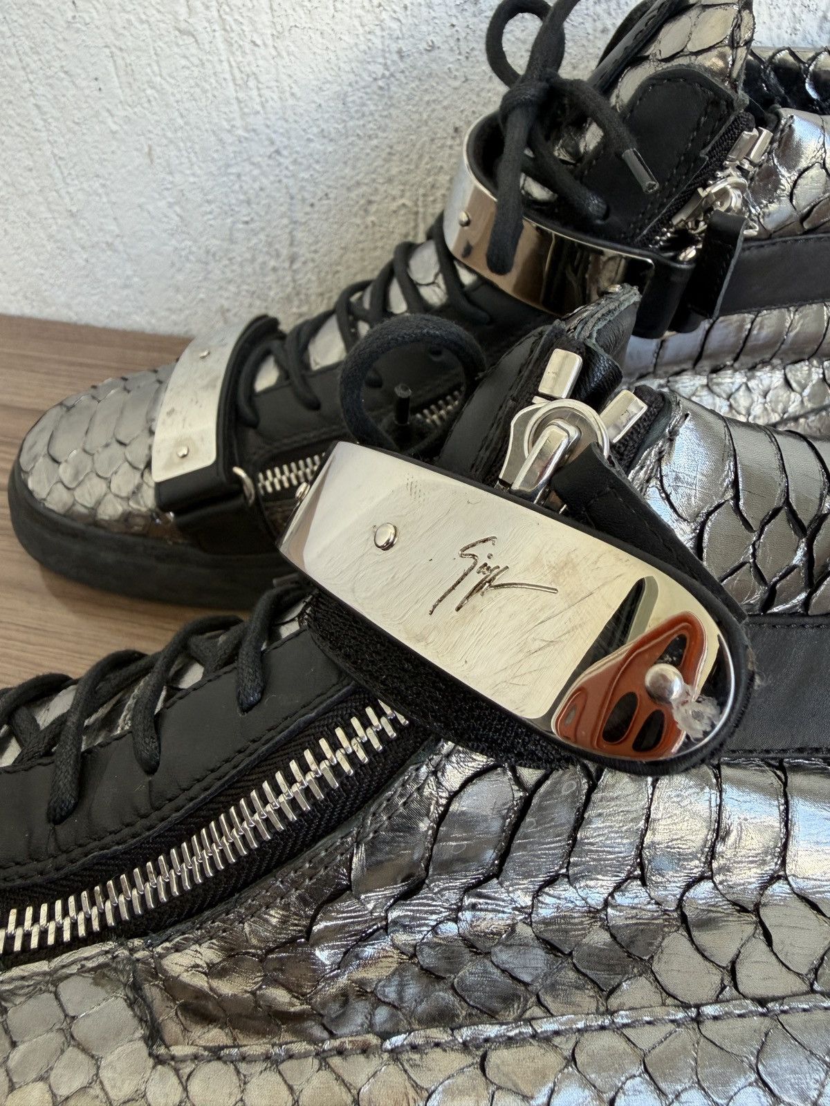 Giuseppe Zanotti Rare‼️🔥Croc embossed leather Size US 13 / EU 46 - 8 Thumbnail