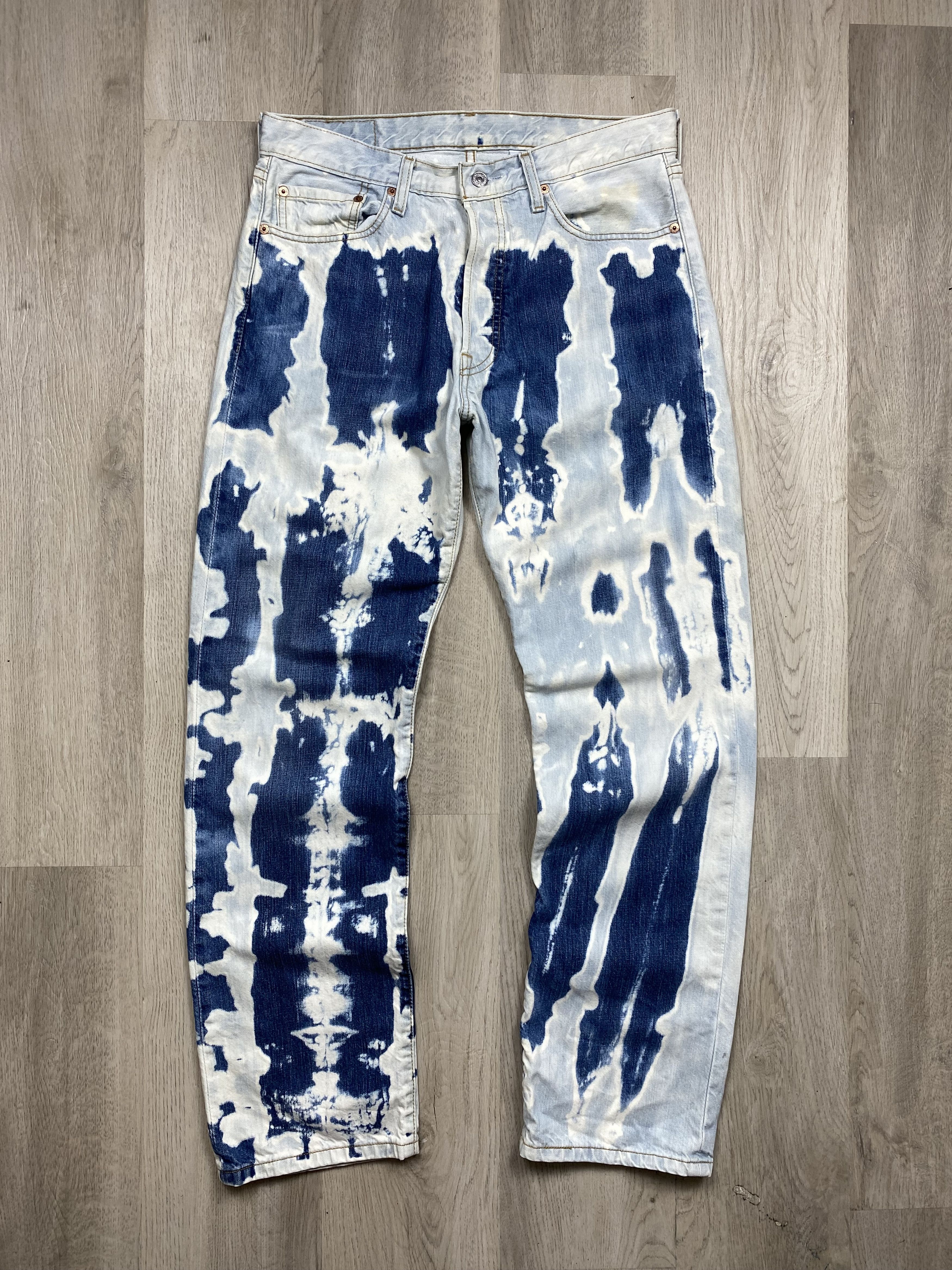 Levi's Vintage Clothing Levi's 501 90s Vintage Custom Denim Pants Acid Wash Jeans Size US 33 - 3 Thumbnail