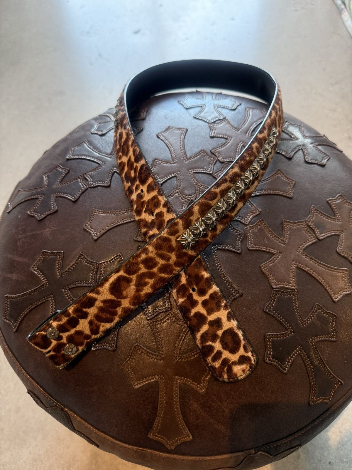 CHROME HEARTS X BELLA HADID CHEETAH STRAP