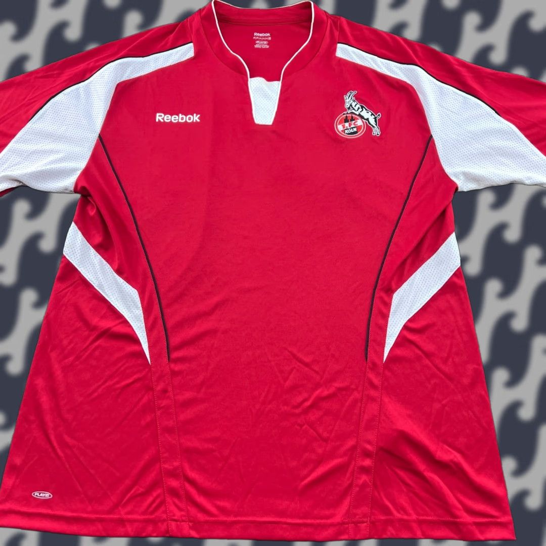 Adidas adidas FC Koln 2010 2011 Training Mens Football Jersey 2XL XXL Shirt Red Size US XXL / EU 58 / 5 - 1 Thumbnail