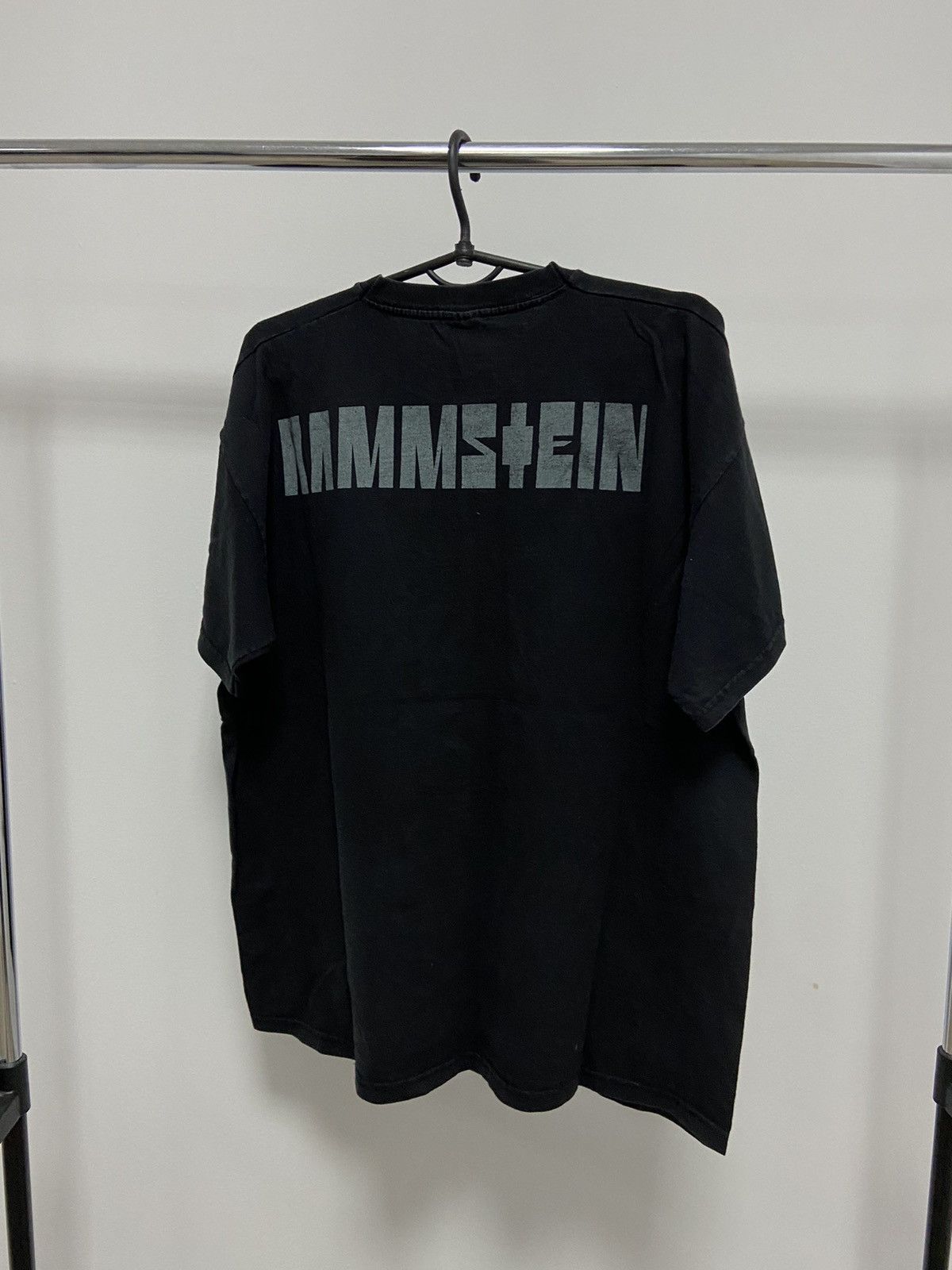 Band Tees × Vintage Rammstein Vintage Big Logo T Shirt Rock Band Skate Size US XL / EU 56 / 4 - 2 Thumbnail