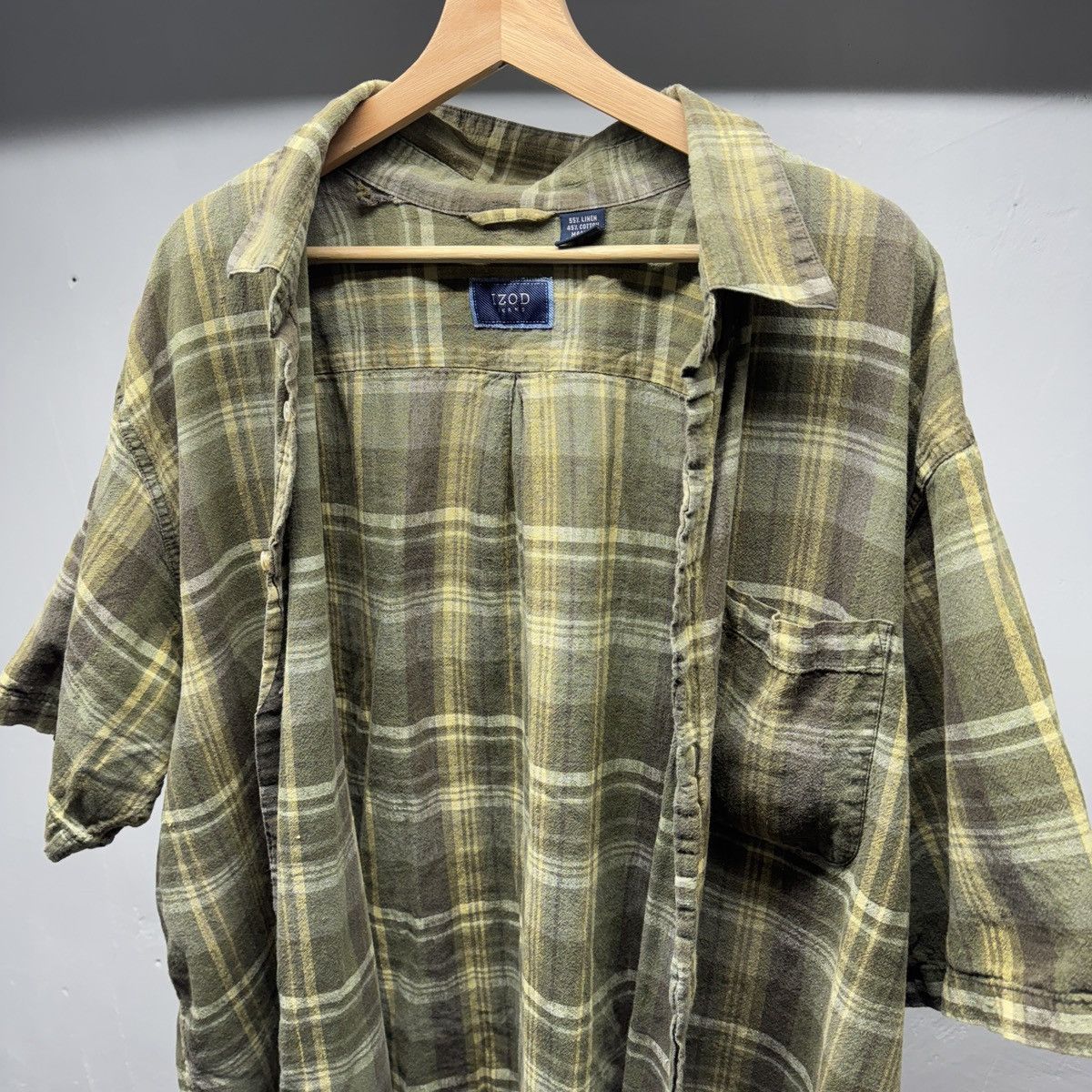 Vintage Vintage Faded Green Plaid Shirt ERD Grunge Chrome Size US XXL / EU 58 / 5 - 2 Thumbnail