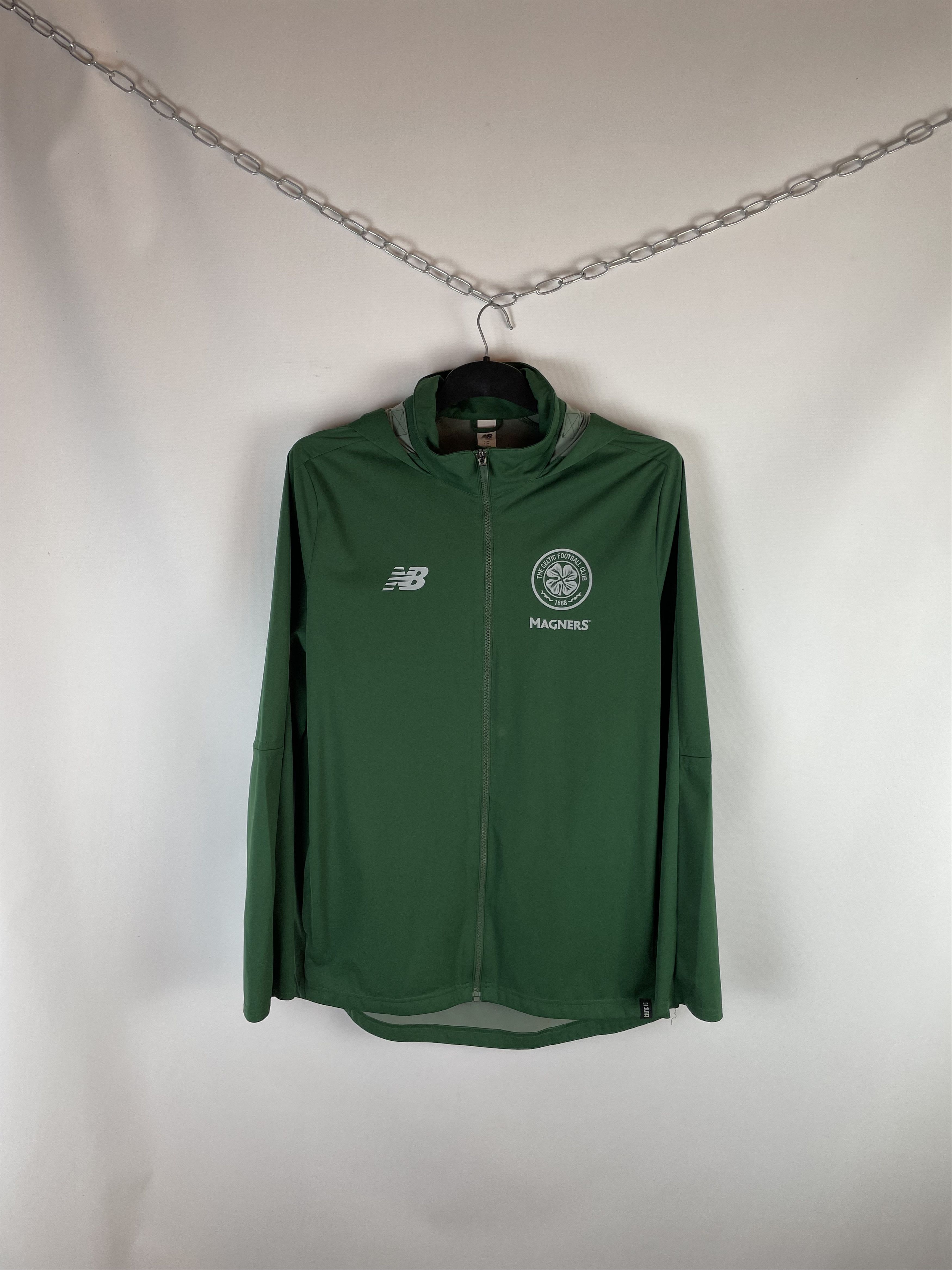 New Balance New Balanc Celtic Track Top Training Jacket Football Soccer Size US L / EU 52-54 / 3 - 1 Thumbnail