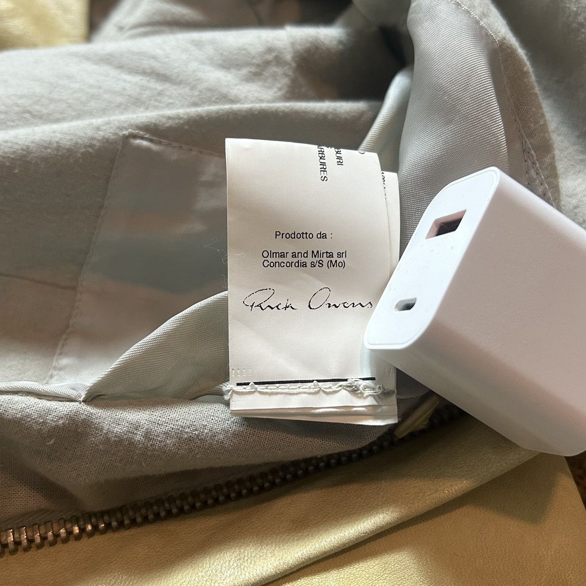 Rick Owens Rick Owens SS12 Naska High Neck Pearl Biker Jacket Size US M / EU 48-50 / 2 - 6 Thumbnail
