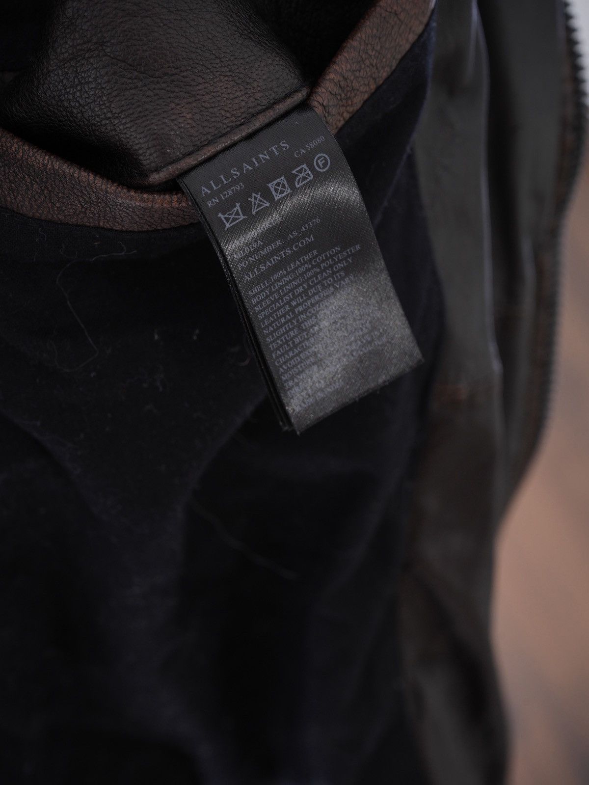 Allsaints AllSaints Cargo Biker Leather Faded Jacket size S Size US S / EU 44-46 / 1 - 7 Thumbnail