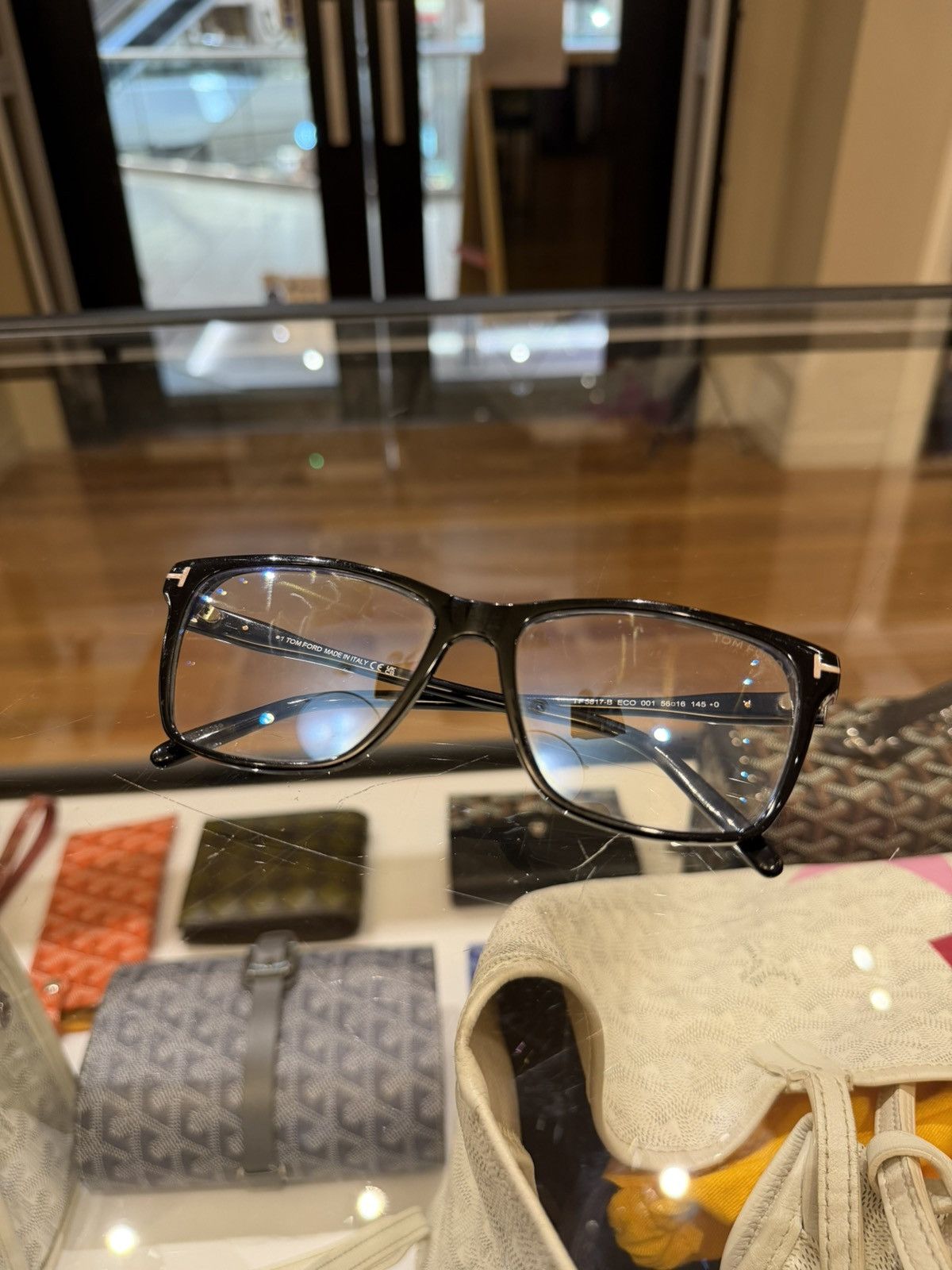Tom Ford Tom Ford Blue Light Block Square Opticals - TF5817-B Size ONE SIZE - 2 Thumbnail