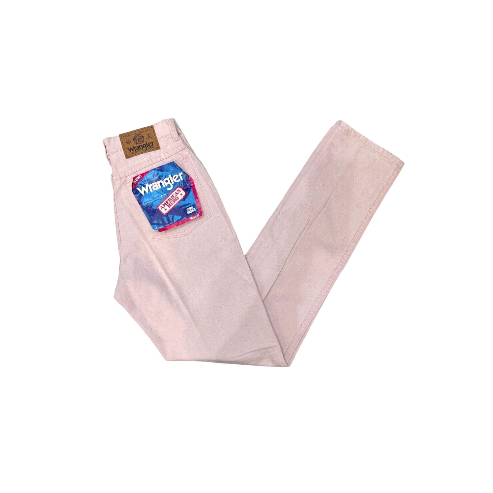 image of Vintage Wrangler Relaxed Fit Straight Leg Jeans Womens Size 10 Nos NWT 90's Usa in White