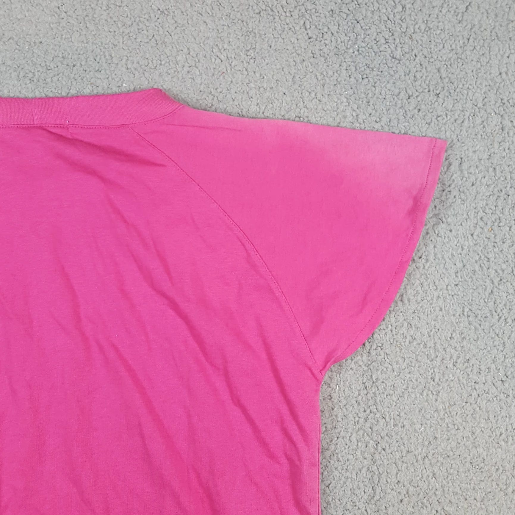Pinko VINTAGE Sports Casuals T-Shirt Short Sleeve Women S Pink 90s Neon Pink Workout Top Casual 80s 90s Classic Retro Vintage Shirt Womens Size S / US 4 / IT 40 - 5 Thumbnail
