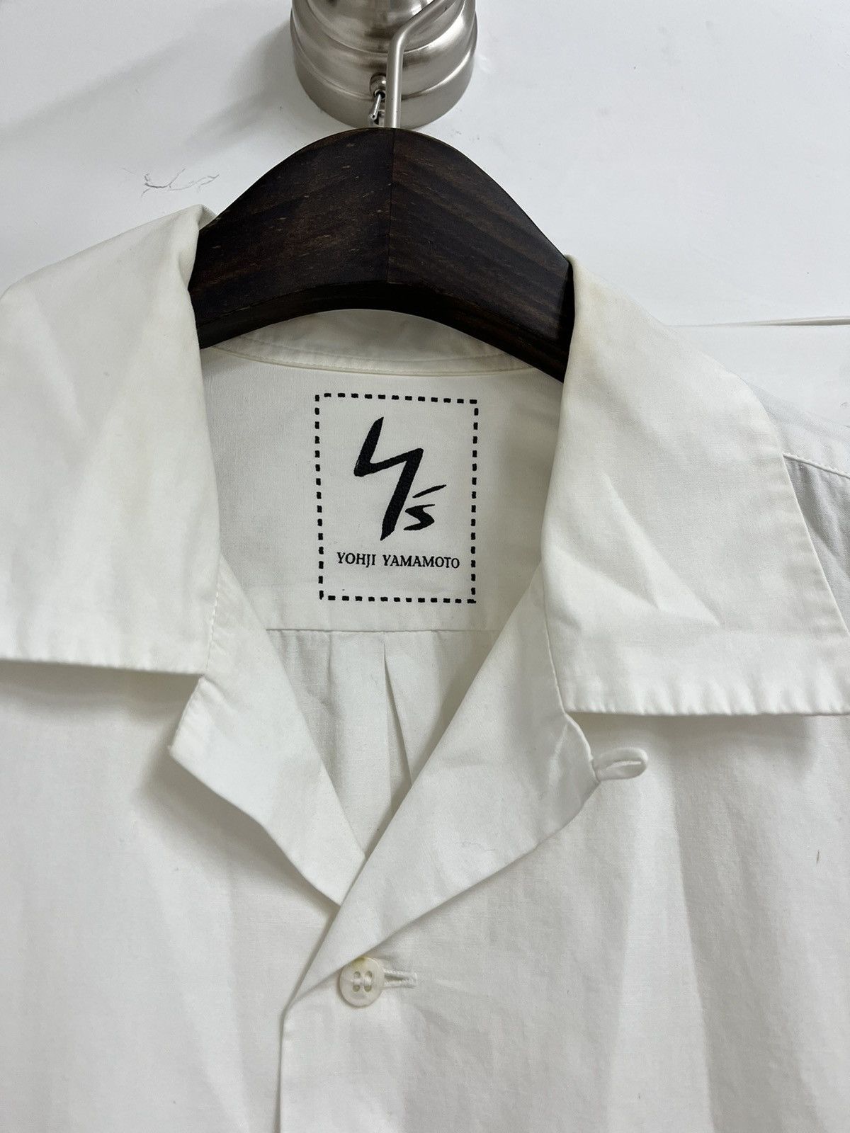 Yohji Yamamoto Y’s for men by Yohji Yamamoto White Shirt Size US M / EU 48-50 / 2 - 3 Thumbnail