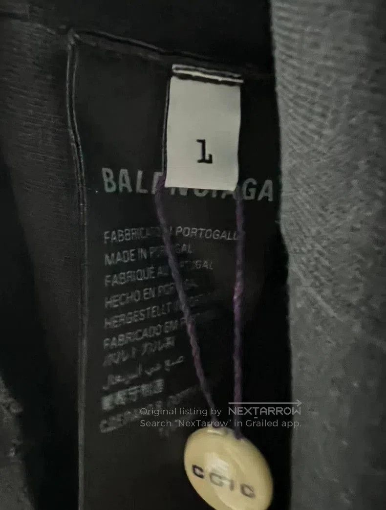 Balenciaga Balenciaga Washed Diamond Short Sleeve. Size US L / EU 52-54 / 3 - 4 Thumbnail