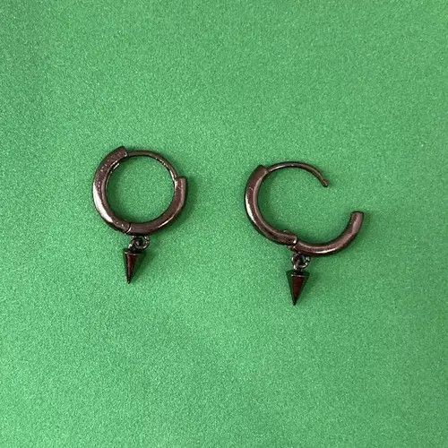 Other Tiny Geometric Triangle Cone Dangle Drop Earrings for Men Size ONE SIZE - 2 Thumbnail