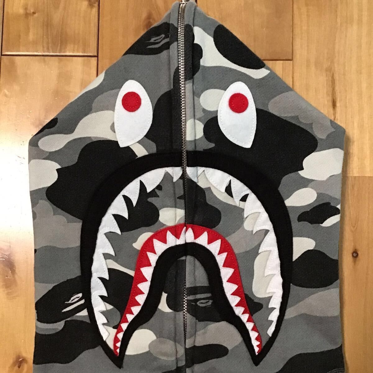Bape × Nigo 🔥NFS limited🔥 BAPE camo shark full zip hoodie APE NIGO Size US M / EU 48-50 / 2 - 3 Thumbnail