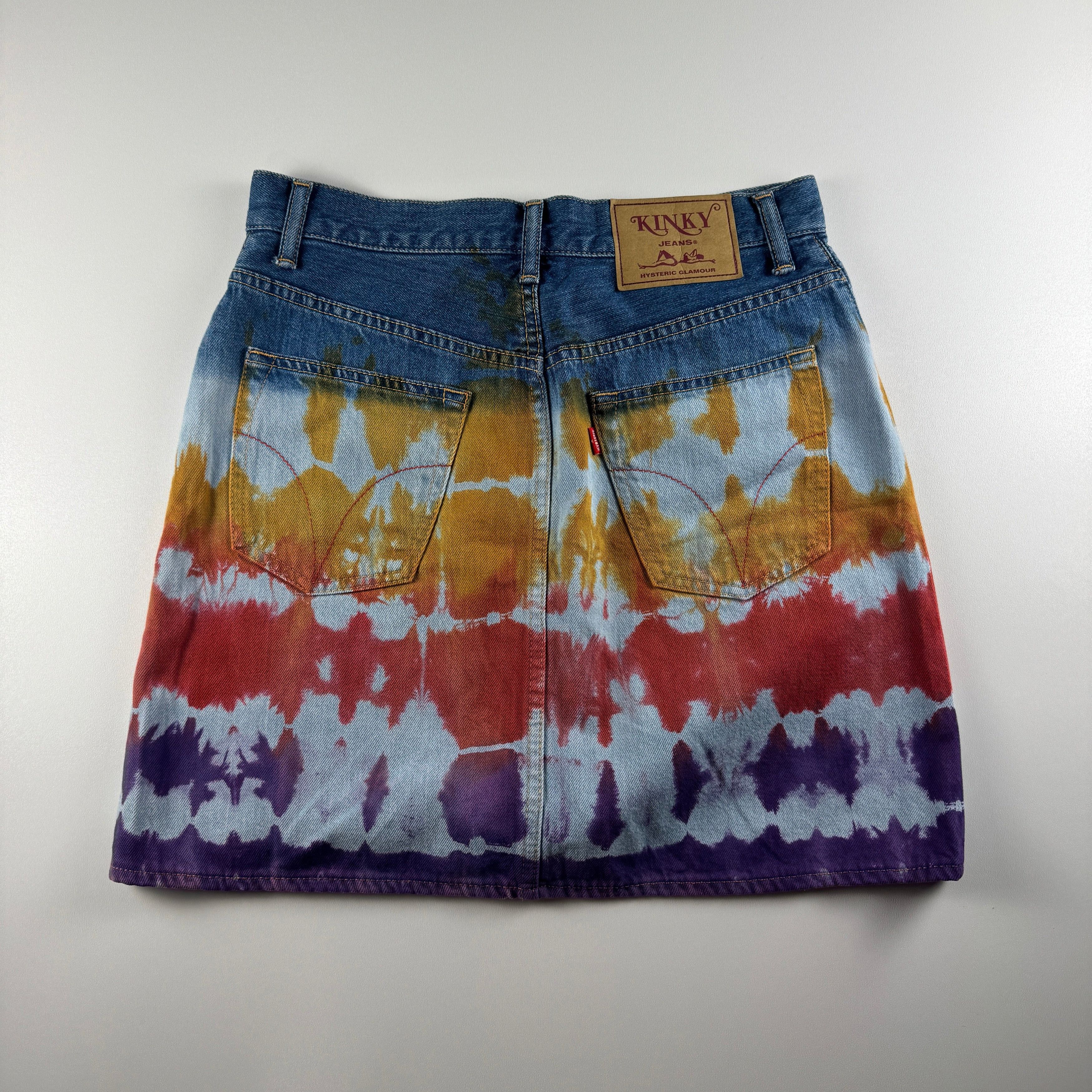 Hysteric Glamour Hysteric Glamour Tie-dye Mini Skirt Kinky (27) Size 27" / US 4 / IT 40 - 2 Thumbnail