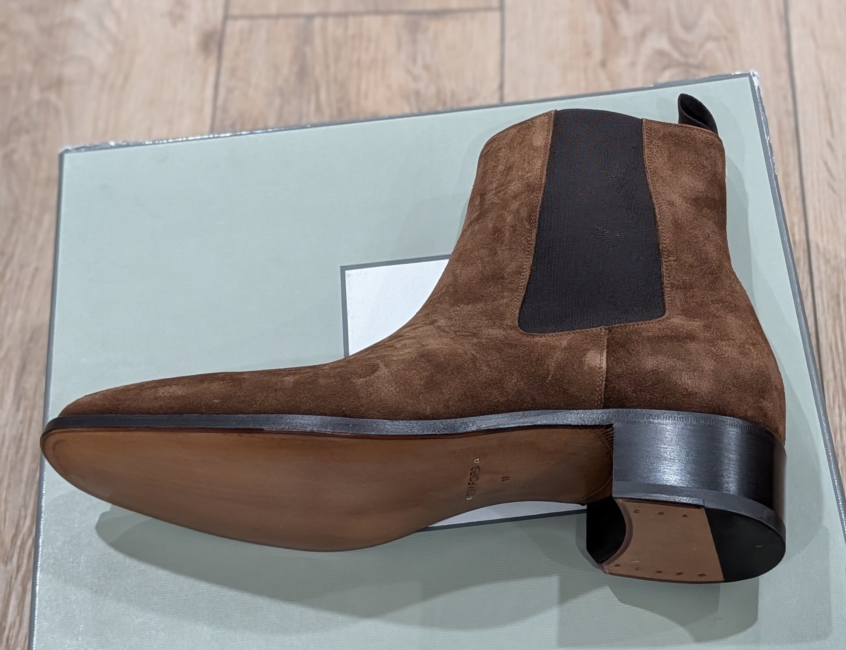 Tom Ford TOM FORD Chelsea Suede Boots Burnt Brown US 11 Size US 11 / EU 44 - 6 Thumbnail
