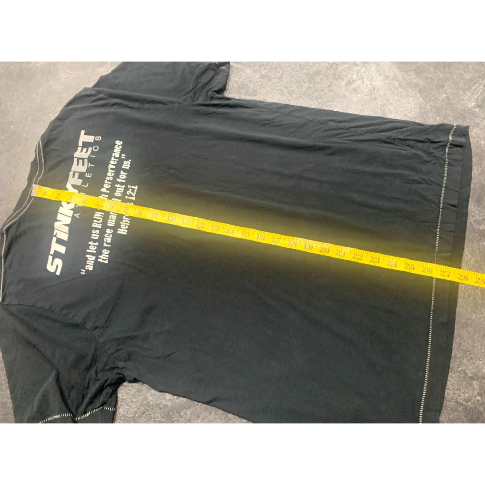 Vintage VINTAGE Alternative Athletics T-Shirt Men's Large Black Hebrews 12:1 Christian Casual Size US L / EU 52-54 / 3 - 4 Thumbnail