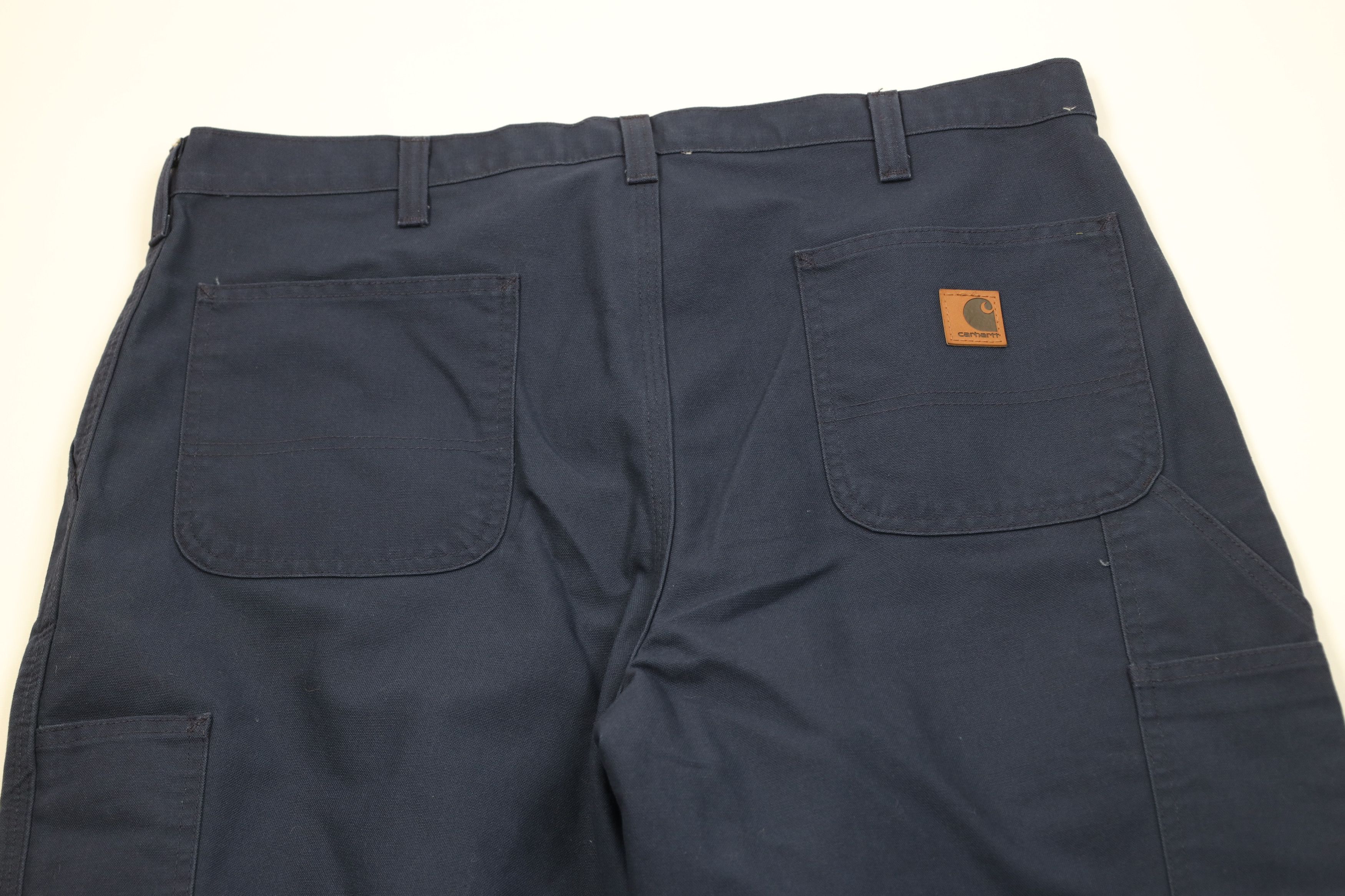Carhartt Vintage Y2K Carhartt Wide Leg Dungaree Pants Navy Blue Size US 38 / EU 54 - 9 Thumbnail