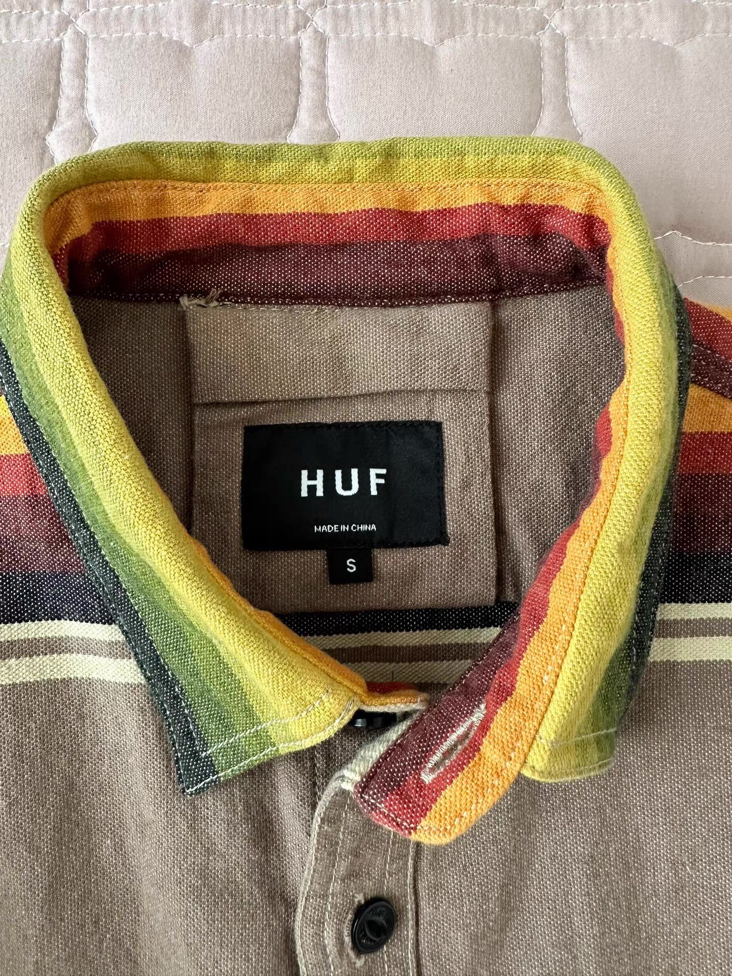 Huf HUF Color Striped Shirt Size US S / EU 44-46 / 1 - 4 Thumbnail