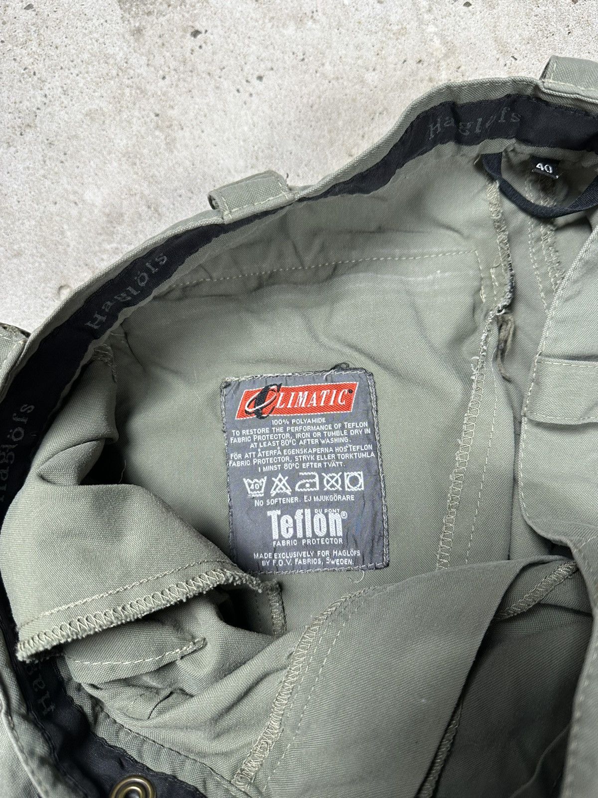 Haglofs × Vintage ‼️ Vintage 90s Haglofs Cargo Khaki Outdoor Hiking Pants Size US 30 / EU 46 - 10 Thumbnail