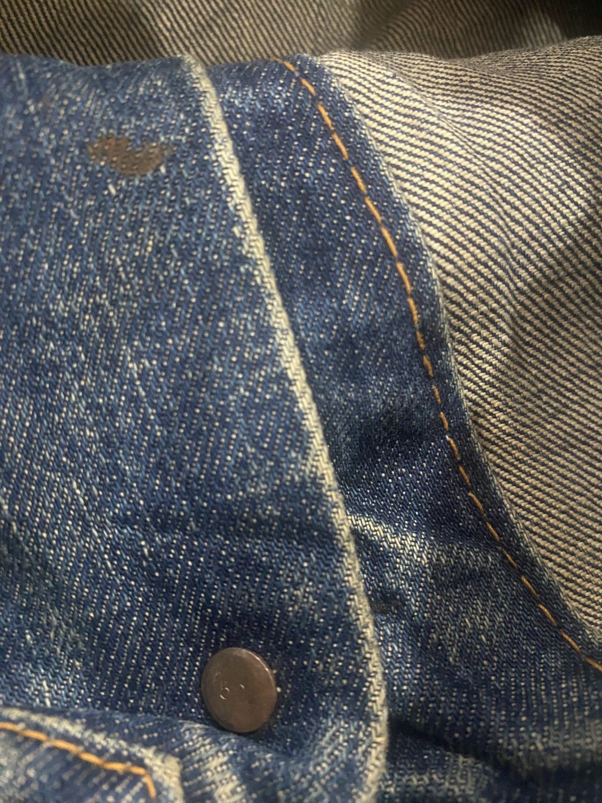 Levi's vintage levis big e jackets distres Size US L / EU 52-54 / 3 - 5 Thumbnail