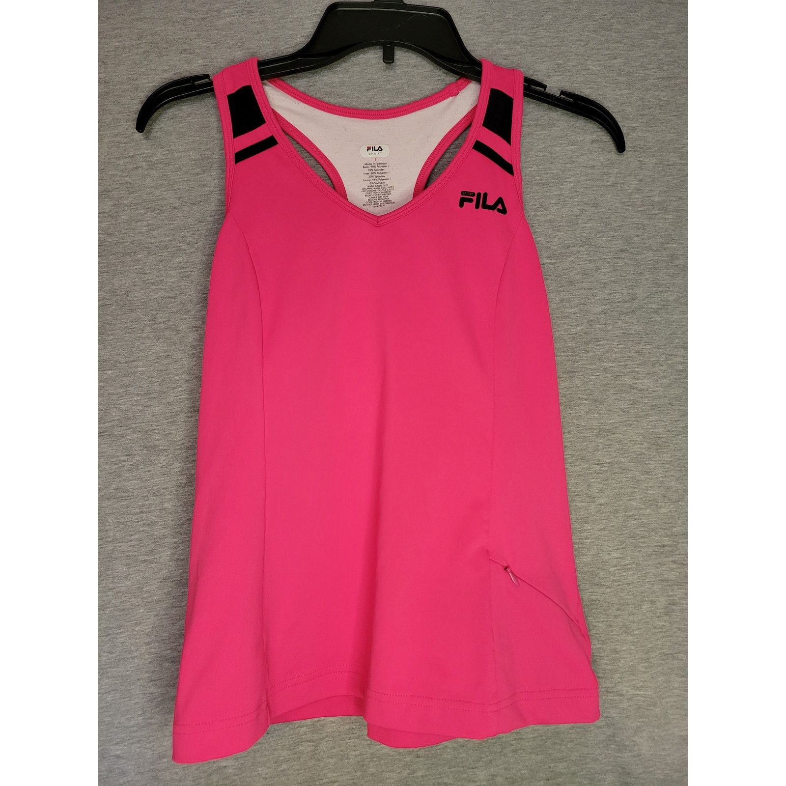 Fila Women's Fila Sport Pink Built In Bra Athletic Tank Top Small Size S / US 4 / IT 40 - 1 Thumbnail