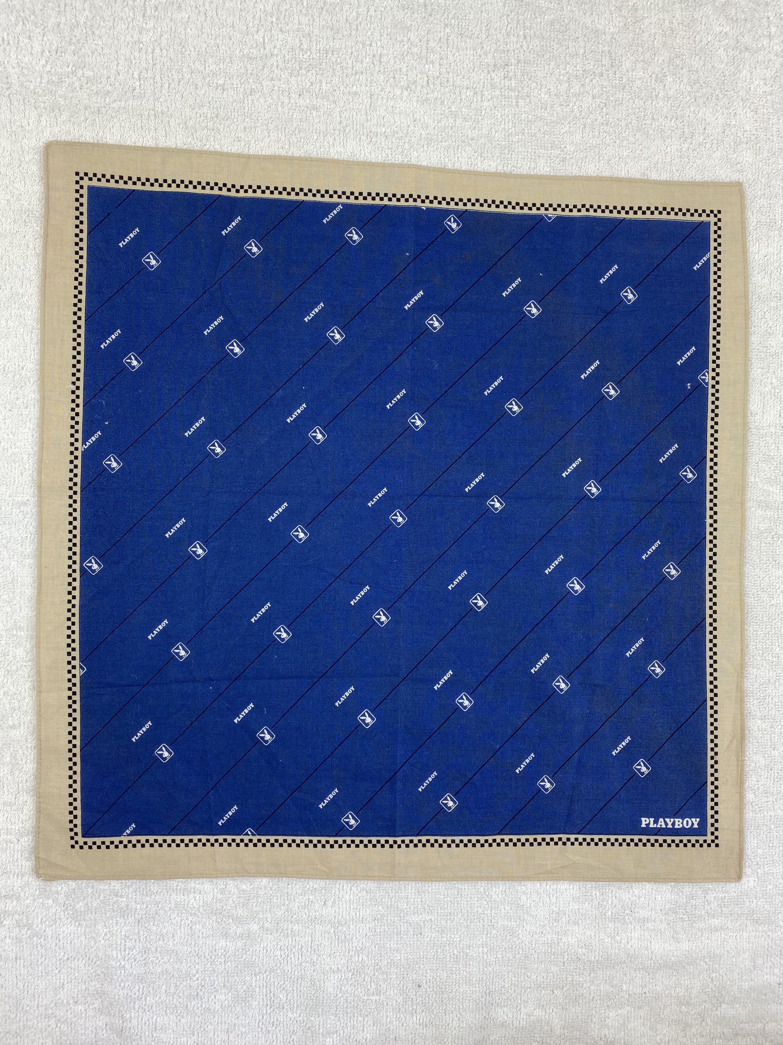 Playboy × Vintage Playboy Handkerchief / Bandana / Neckerchief Size ONE SIZE - 3 Thumbnail
