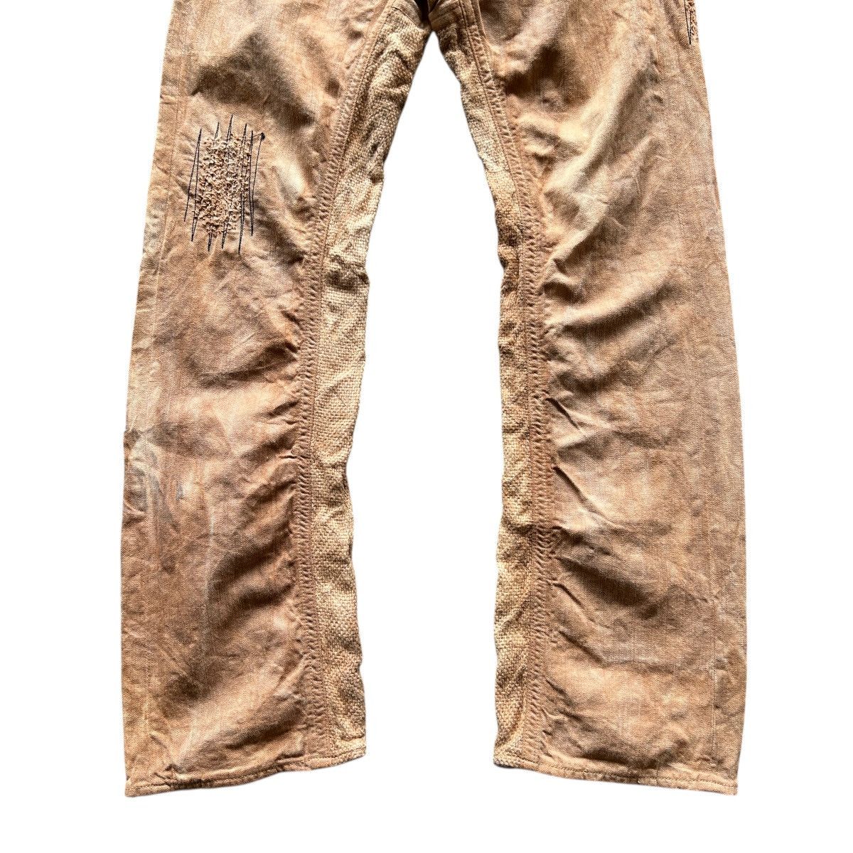 Mizra Jeans Kyoto 🔥 Mizra Jeans Kyoto deconstructed patchwork floral boro Size US 32 / EU 48 - 8 Thumbnail