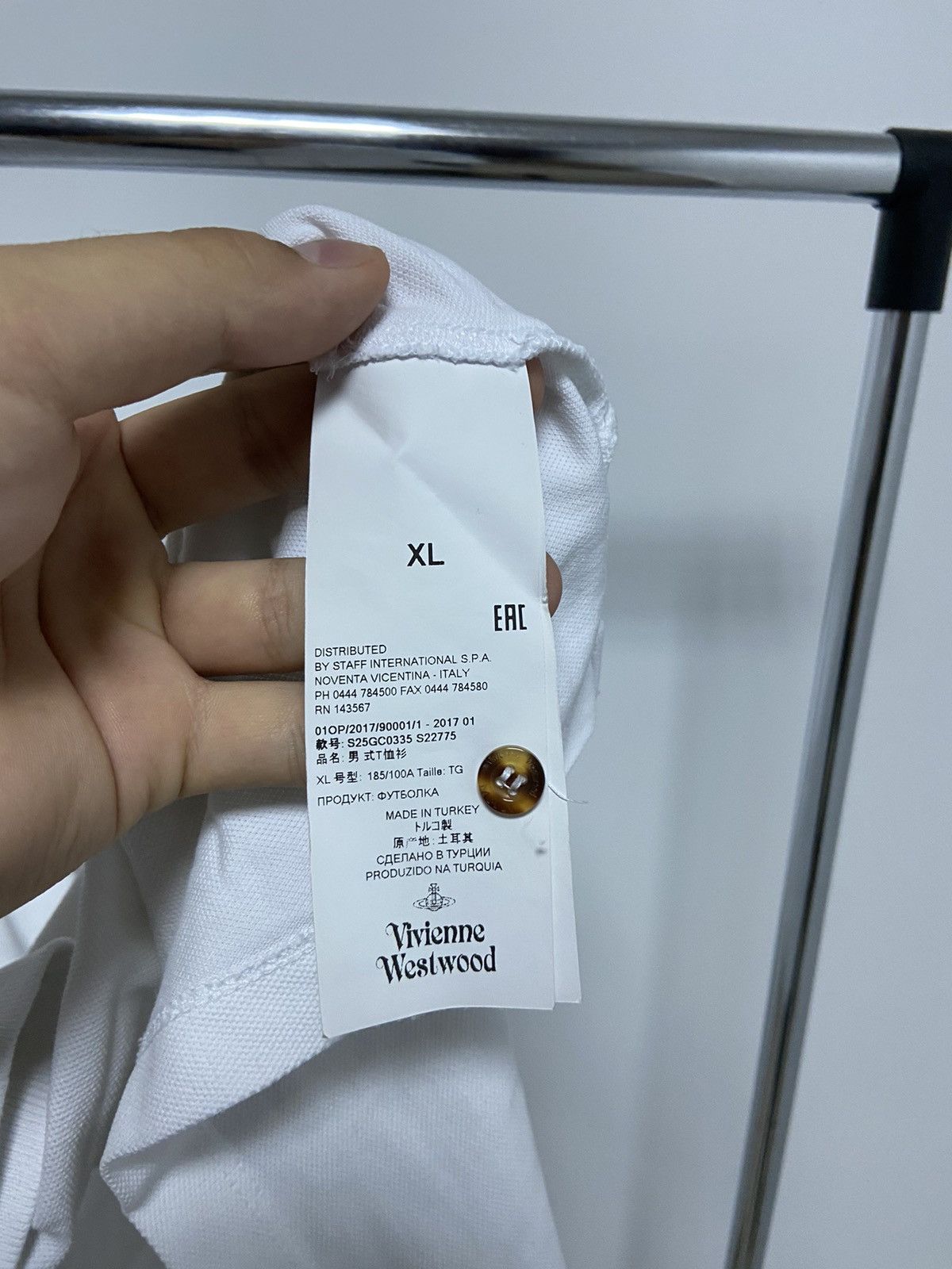 Vintage × Vivienne Westwood Vivienne Westwood Polo T Shirt Vintage Small Orb Logo Luxury Size US XL / EU 56 / 4 - 6 Thumbnail