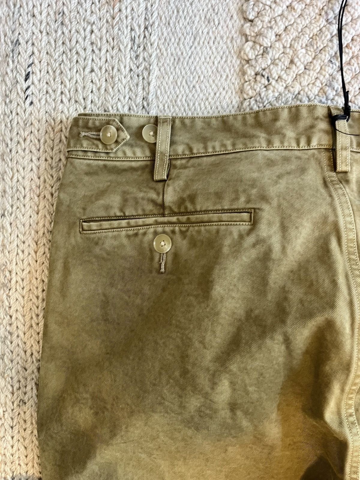 Auralee AURALEE FINX CHINO ONE-TUCK PANTS BEIGE Size US 34 / EU 50 - 6 Thumbnail