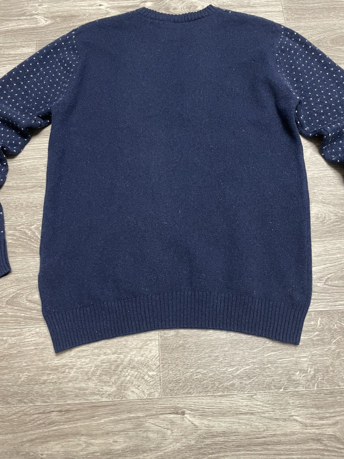 Gant GANT Wool Sweater Snow Scene Vintage Winter Knit Navy Size US XL / EU 56 / 4 - 14 Thumbnail