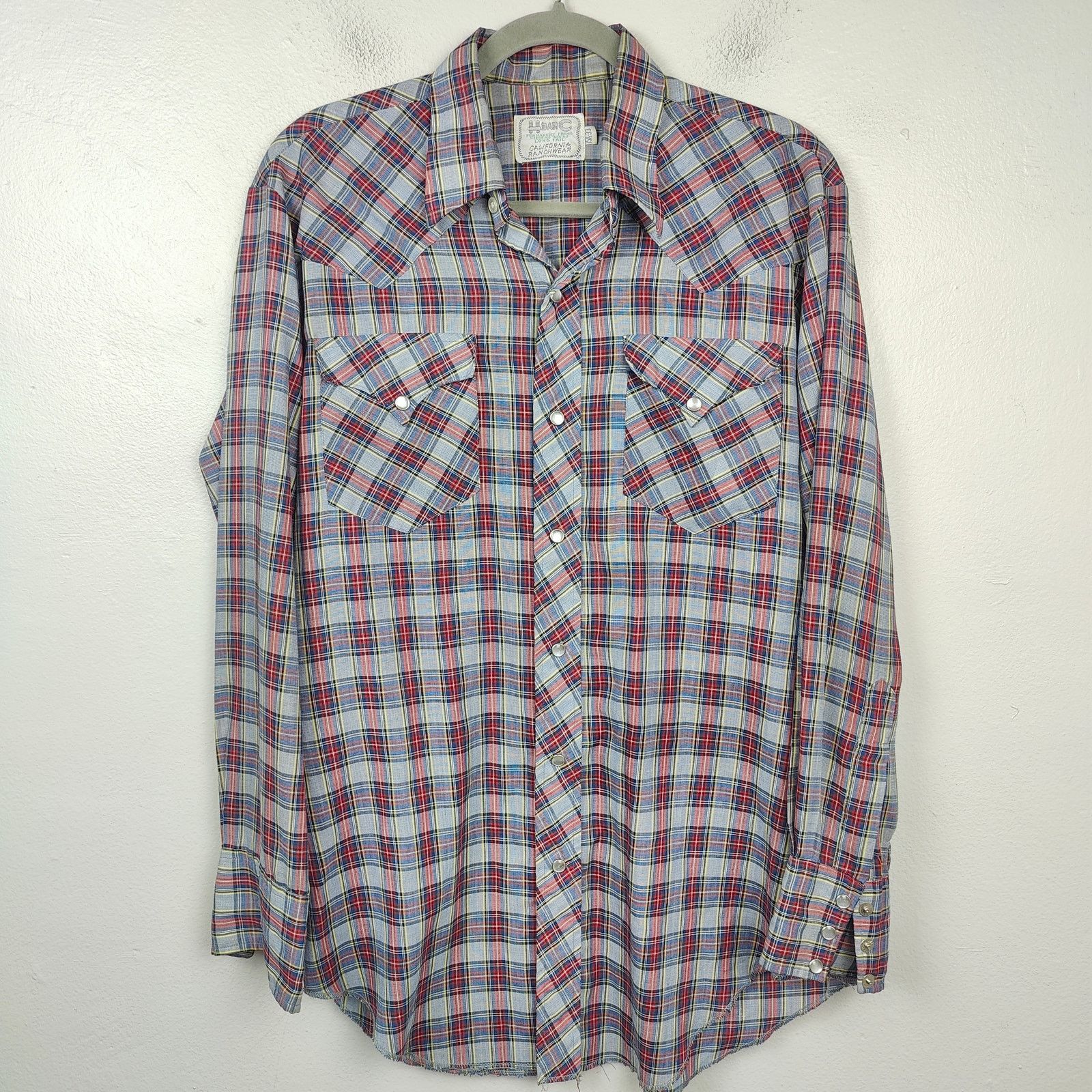 Other Vintage H Bar C California Ranchwear Pearl Snap Western Size US S / EU 44-46 / 1 - 1 Thumbnail