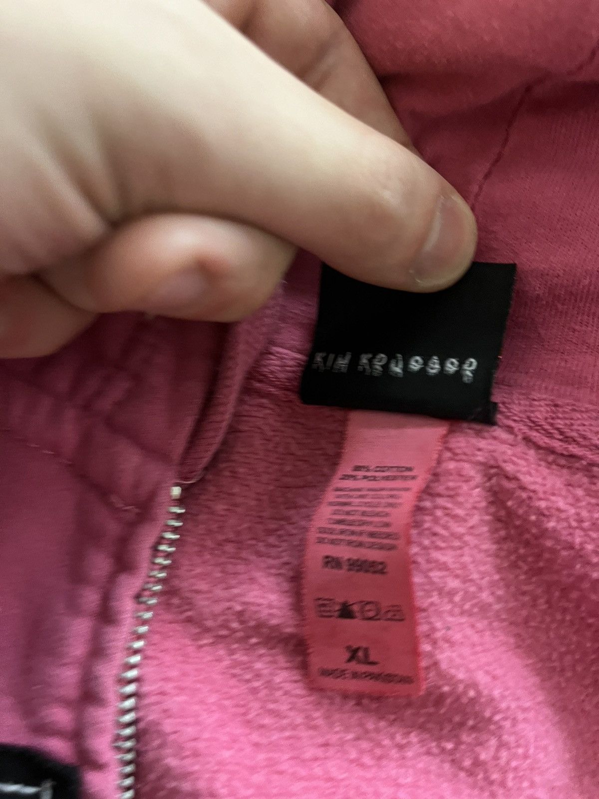Kim Krueger *RARE* Burberry Erry KIM KRUEGER PINK ZIP UP Size US XL / EU 56 / 4 - 5 Thumbnail