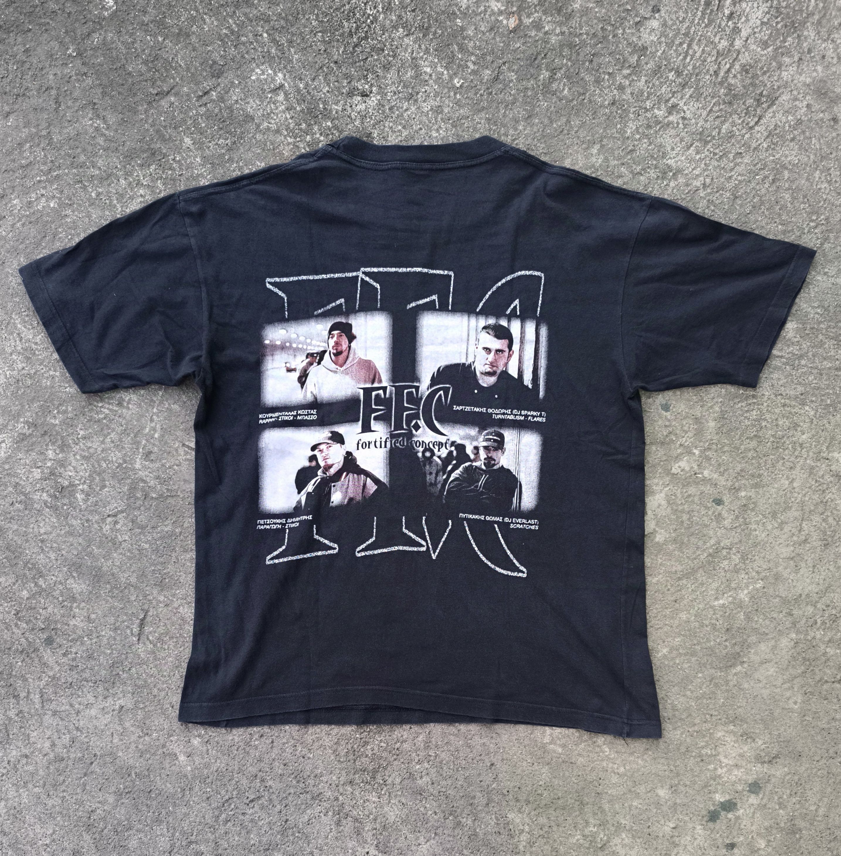 Rap Tees × Vintage Rare FF. C Fortified Concept S' Alli Diastasi Size US L / EU 52-54 / 3 - 3 Thumbnail