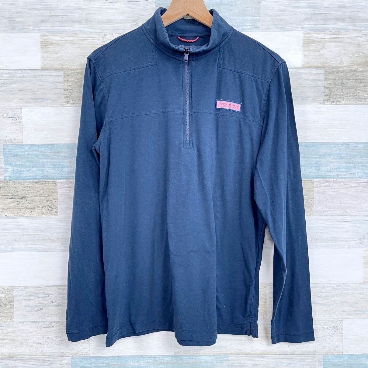 Vineyard Vines Vineyard Vines Edgartown 1/4 Zip Shep Shirt Blue Pima Mens S Size US S / EU 44-46 / 1 - 1 Thumbnail