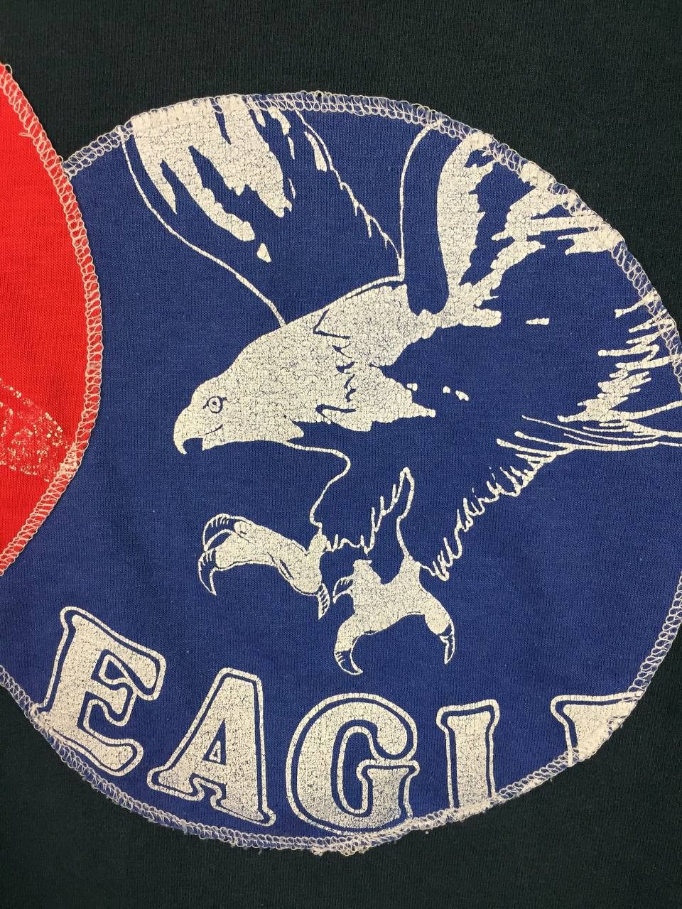 Vintage Vtg Y2K Distressed Lion & Eagle Overlap Patch Longsleeve Tee Size US L / EU 52-54 / 3 - 7 Thumbnail