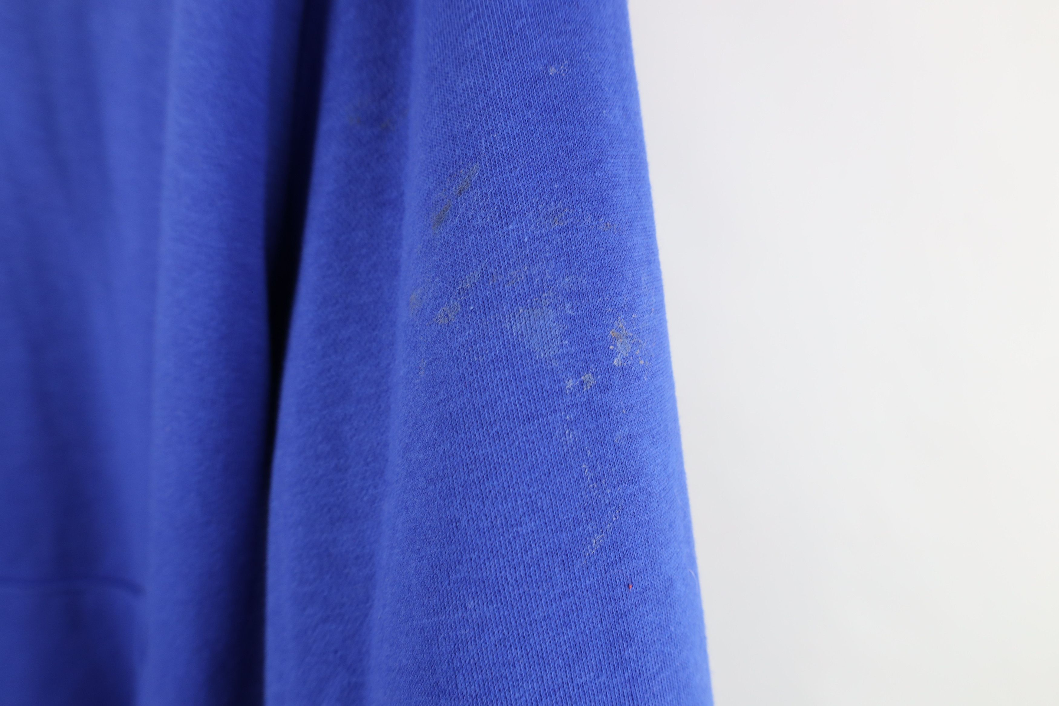 Reebok Vintage Reebok Spell Out Hoodie Sweatshirt Royal Blue Size US L / EU 52-54 / 3 - 10 Thumbnail