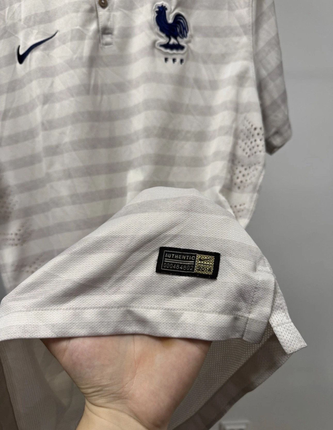 Nike Nike France Authentic Away Jersey 2014/2015 World Cup Size US L / EU 52-54 / 3 - 4 Thumbnail